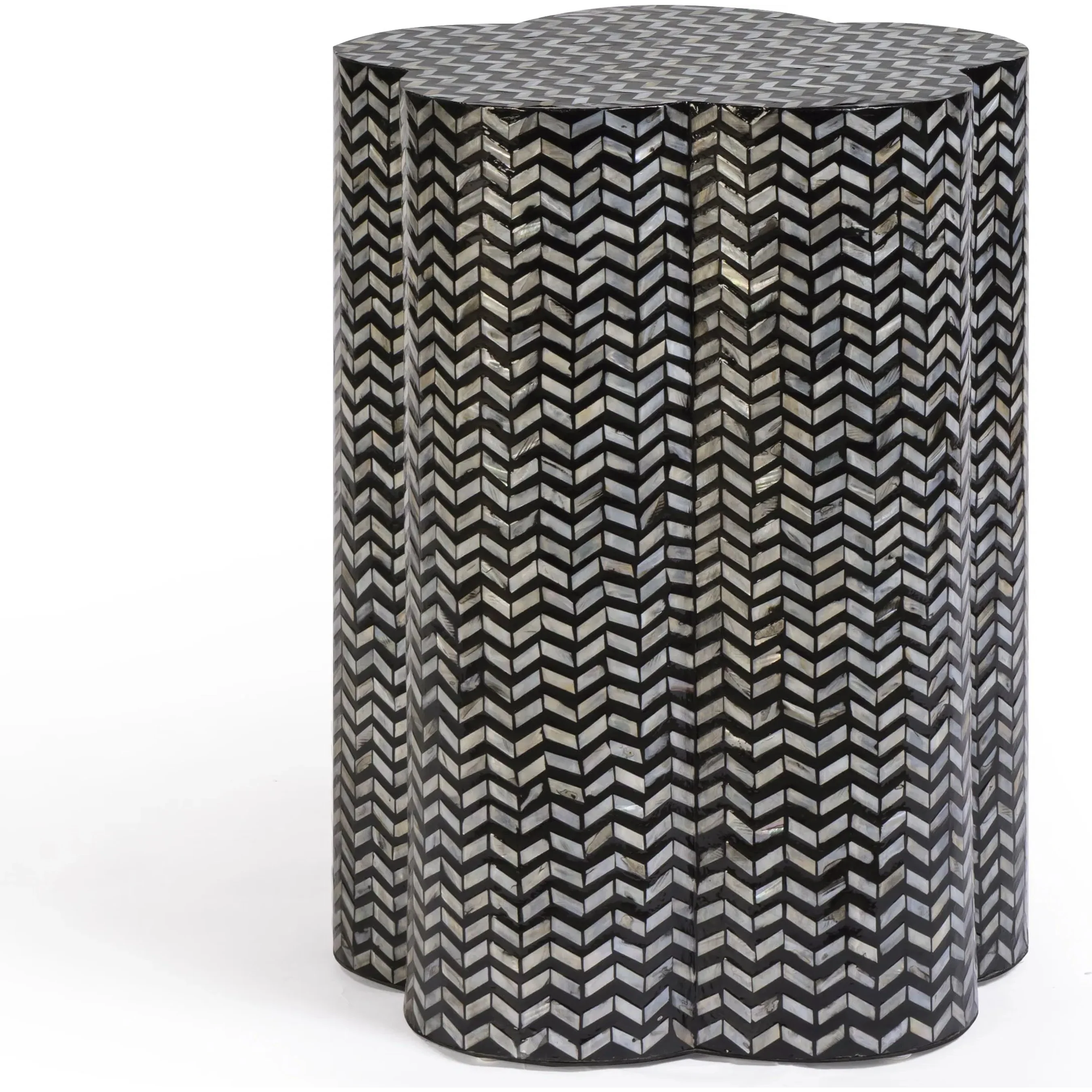 Truffle Mother of Pearl Side Table - Image 3