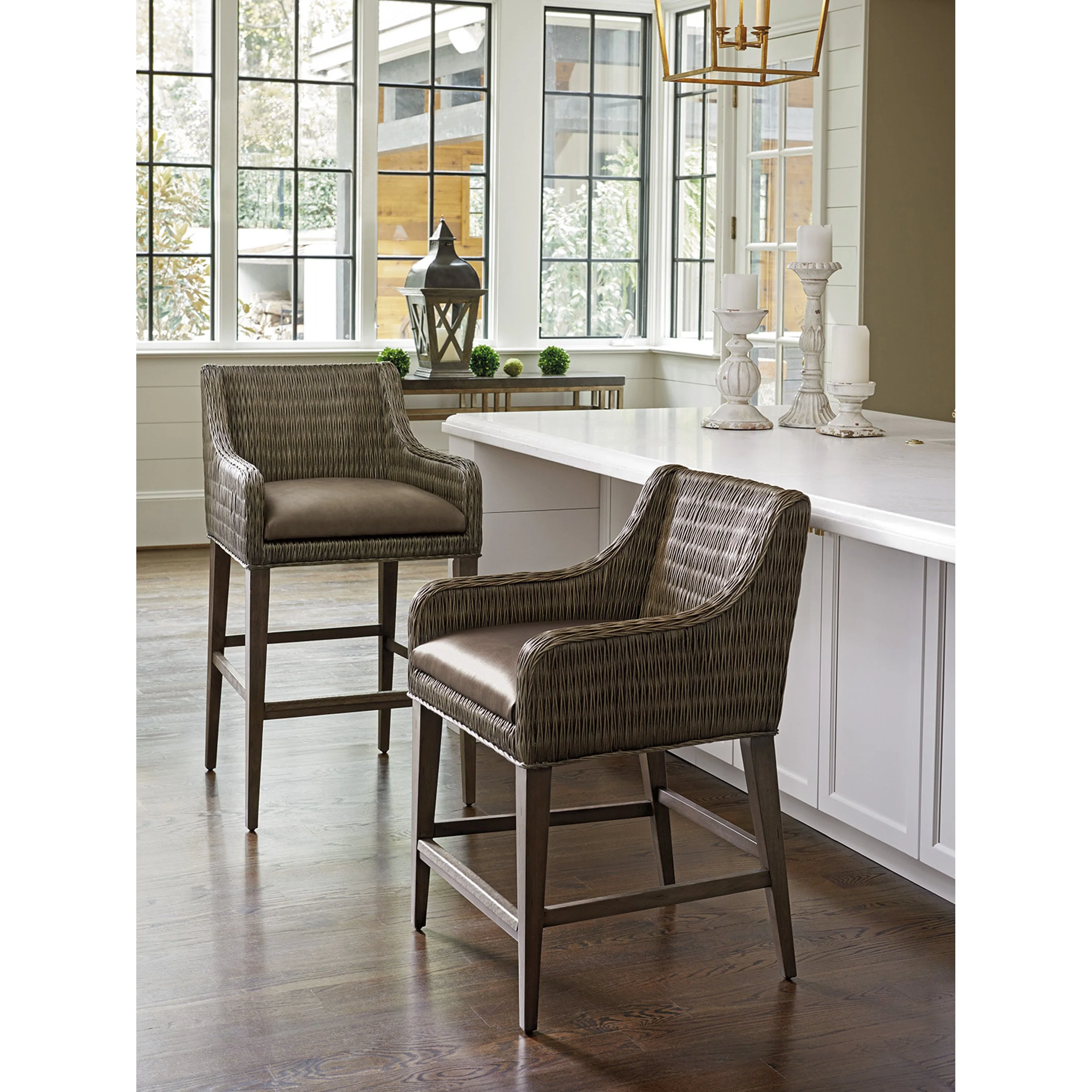 Turner Woven Bar Stool - Image 3
