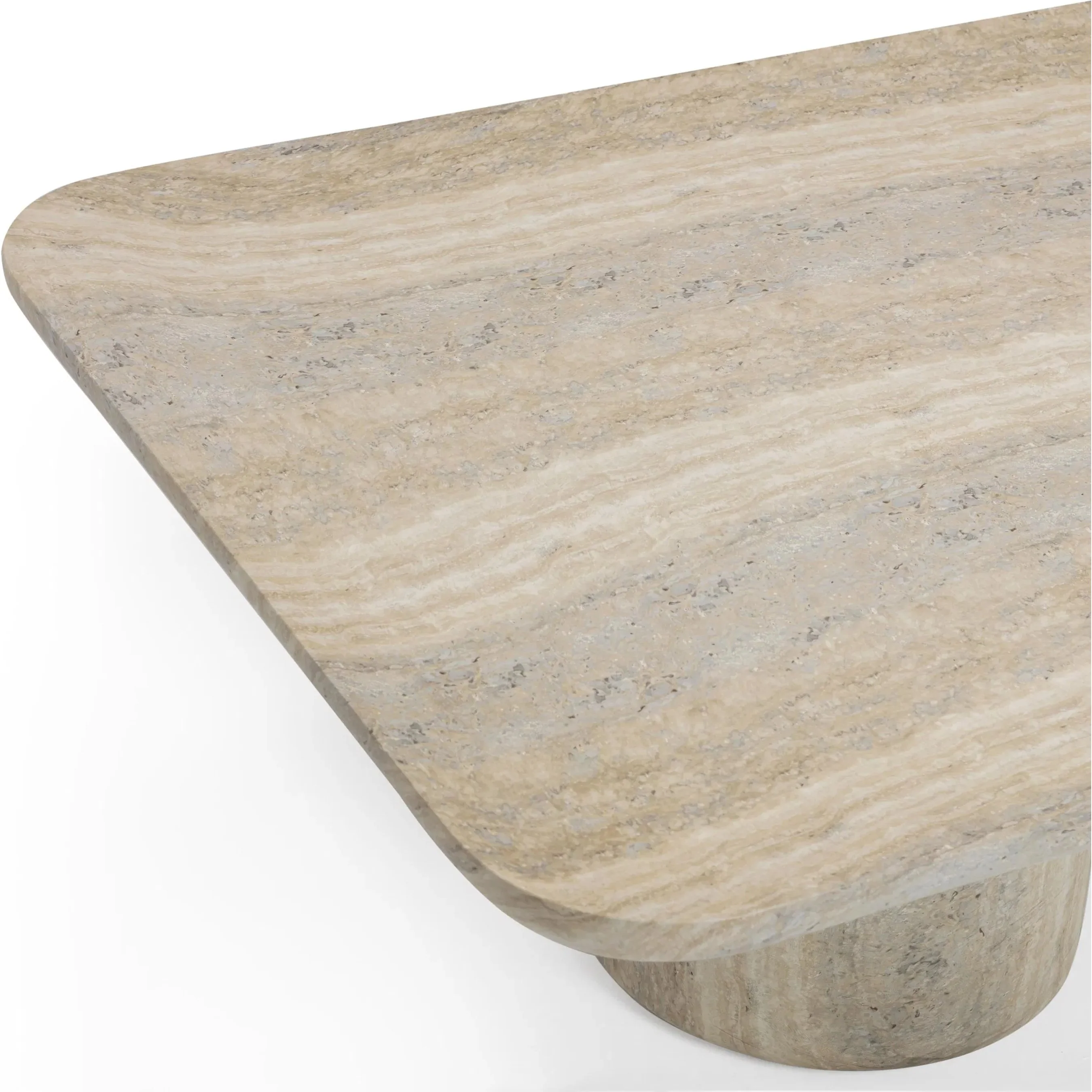 Tyche Faux Indoor/Outdoor Rectangular Coffee Table - Image 2
