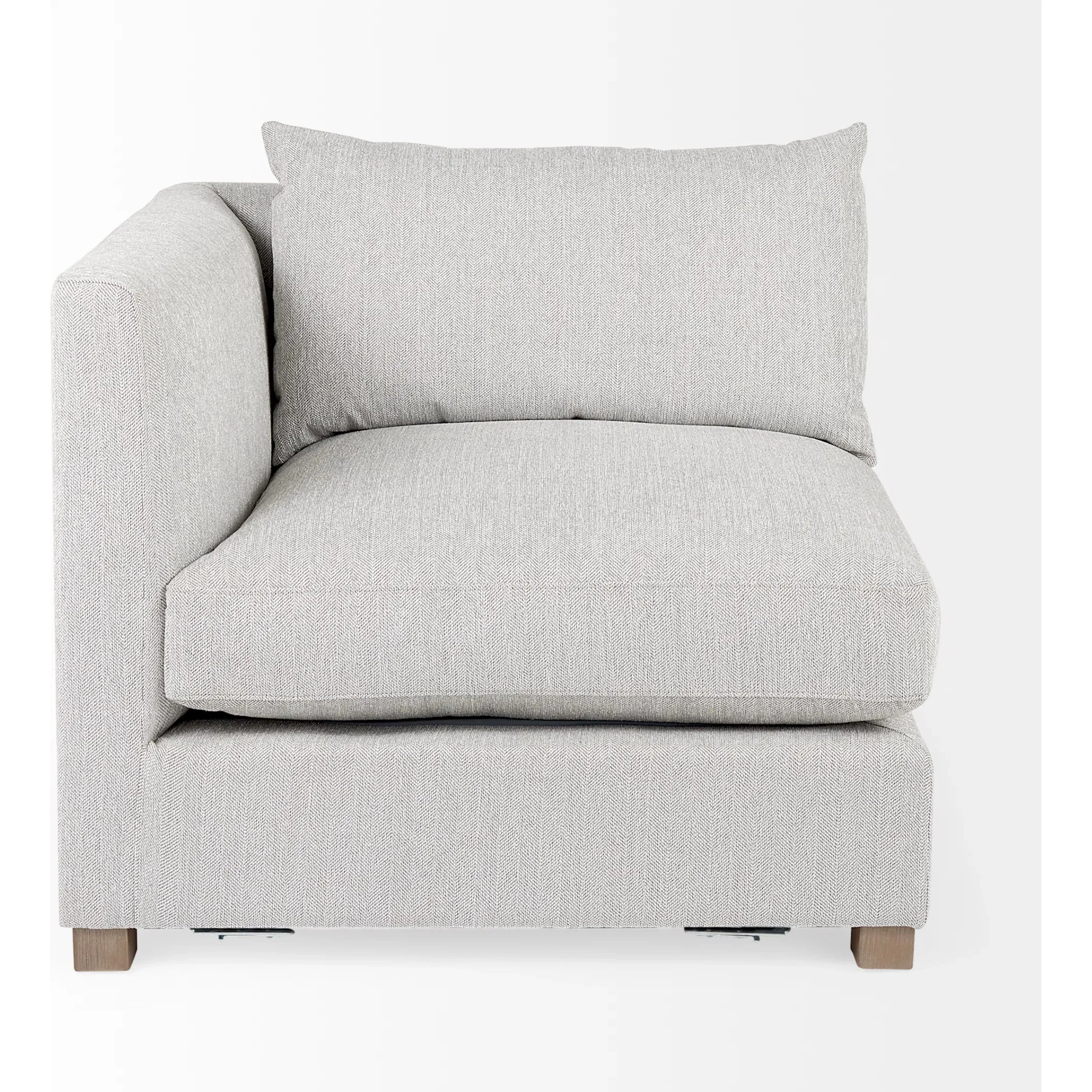 Valence Light Gray Modular Sofa Elements - Image 2