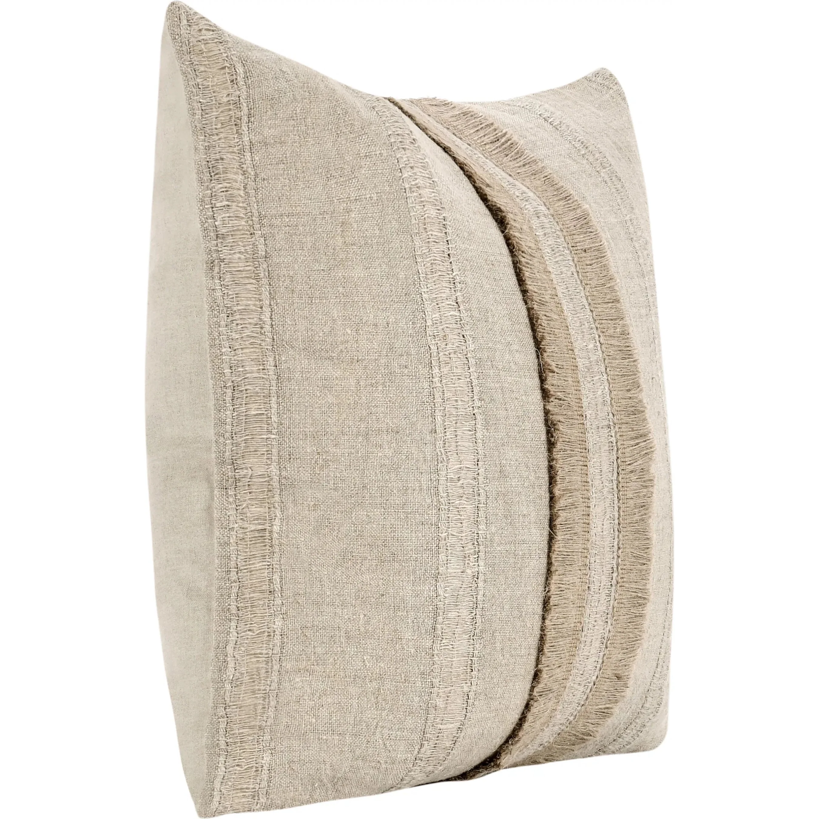 Valley Belgian Linen Woven Throw Pillow - Image 3