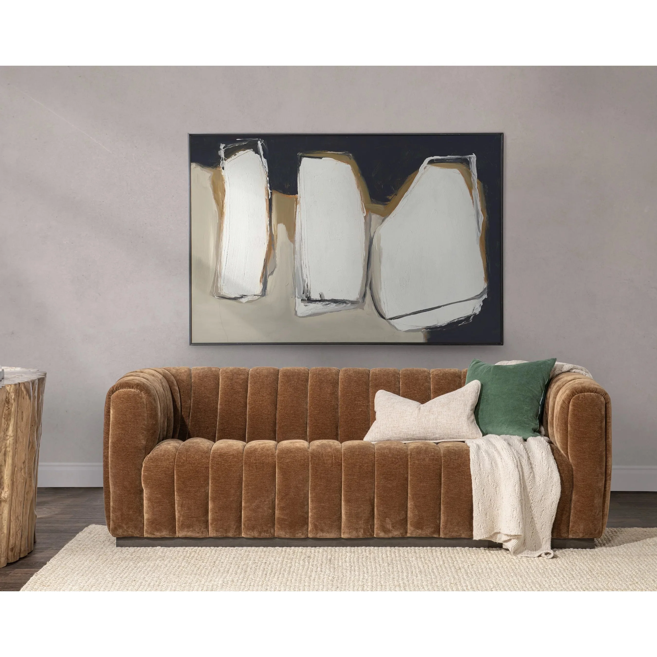Vanty Upholstered Fabric Sofa - Image 19