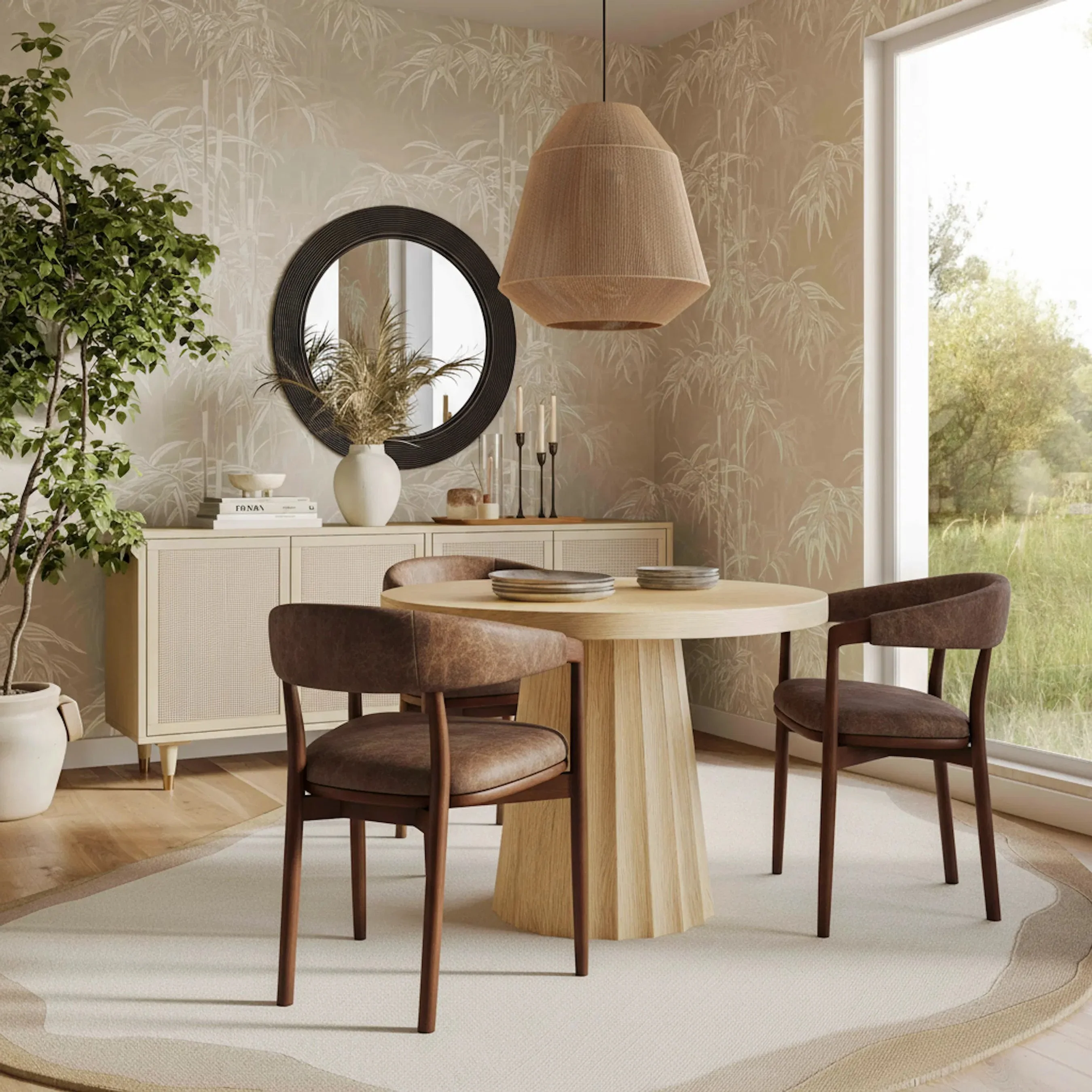 Vina Vegan Leather Dining Chair - Image 13