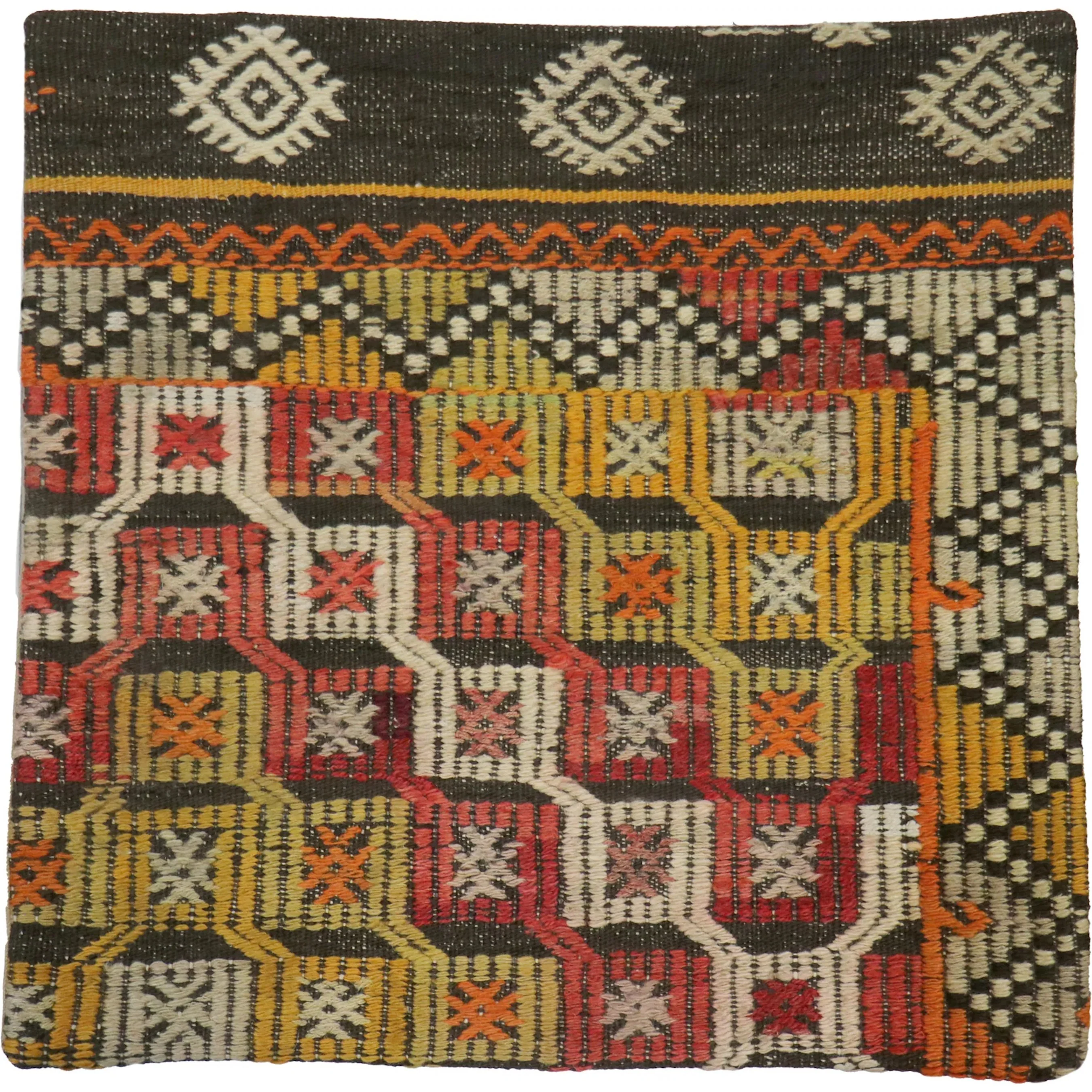 Vintage Kilim Pillow Case - 048787