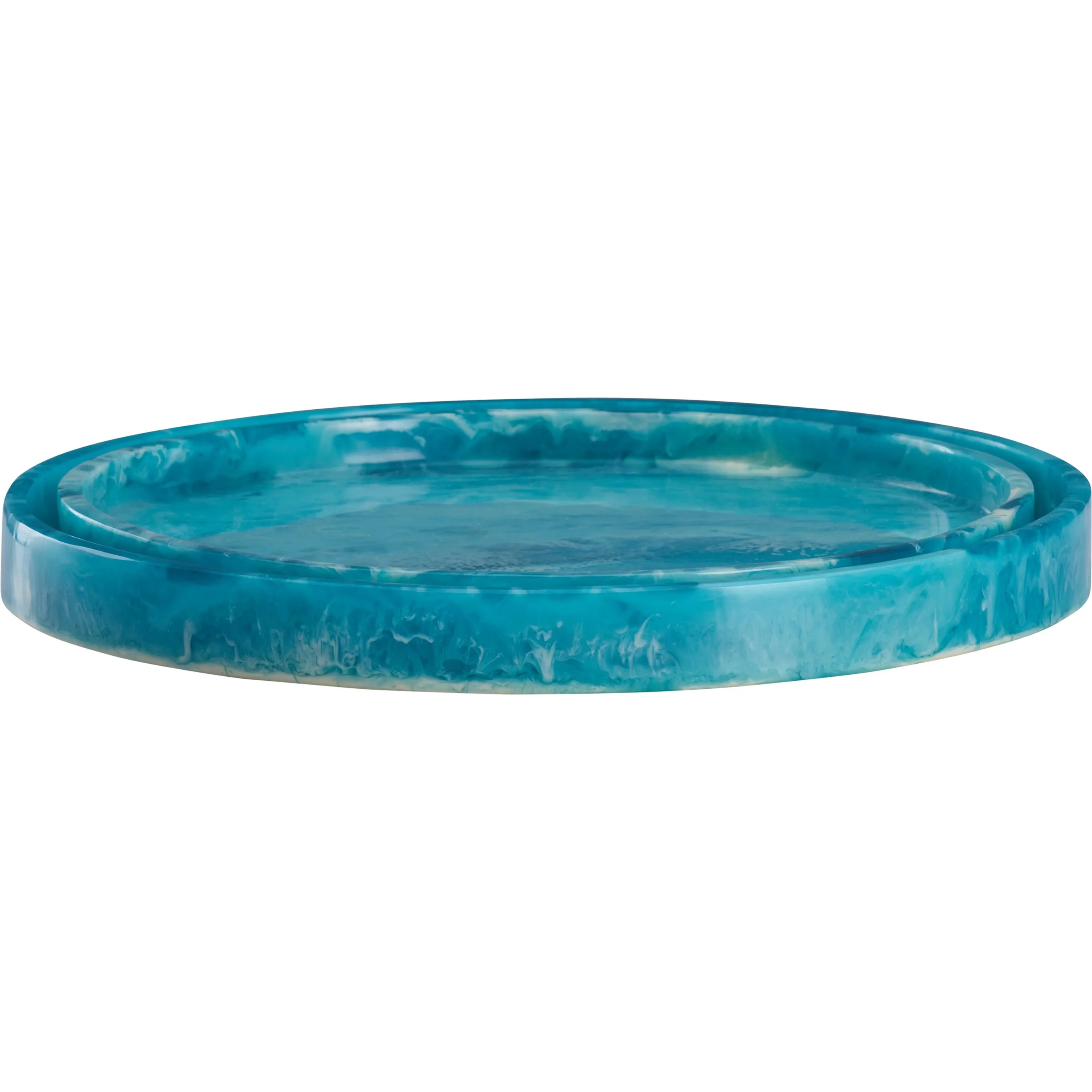 Vista Blue Tray (Set of 2)