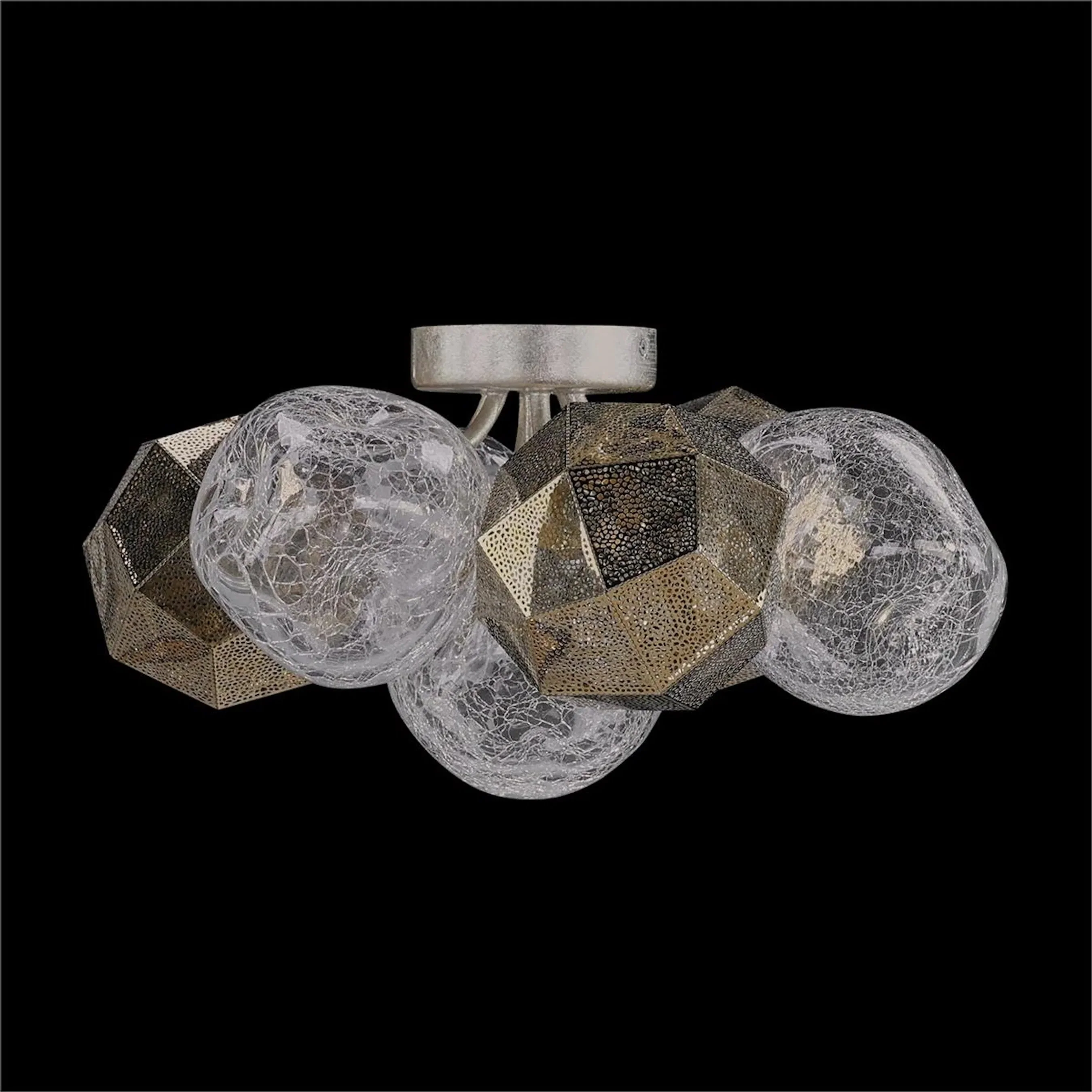 Vivaldi Three-Light Semi-Fush Mount - Image 2