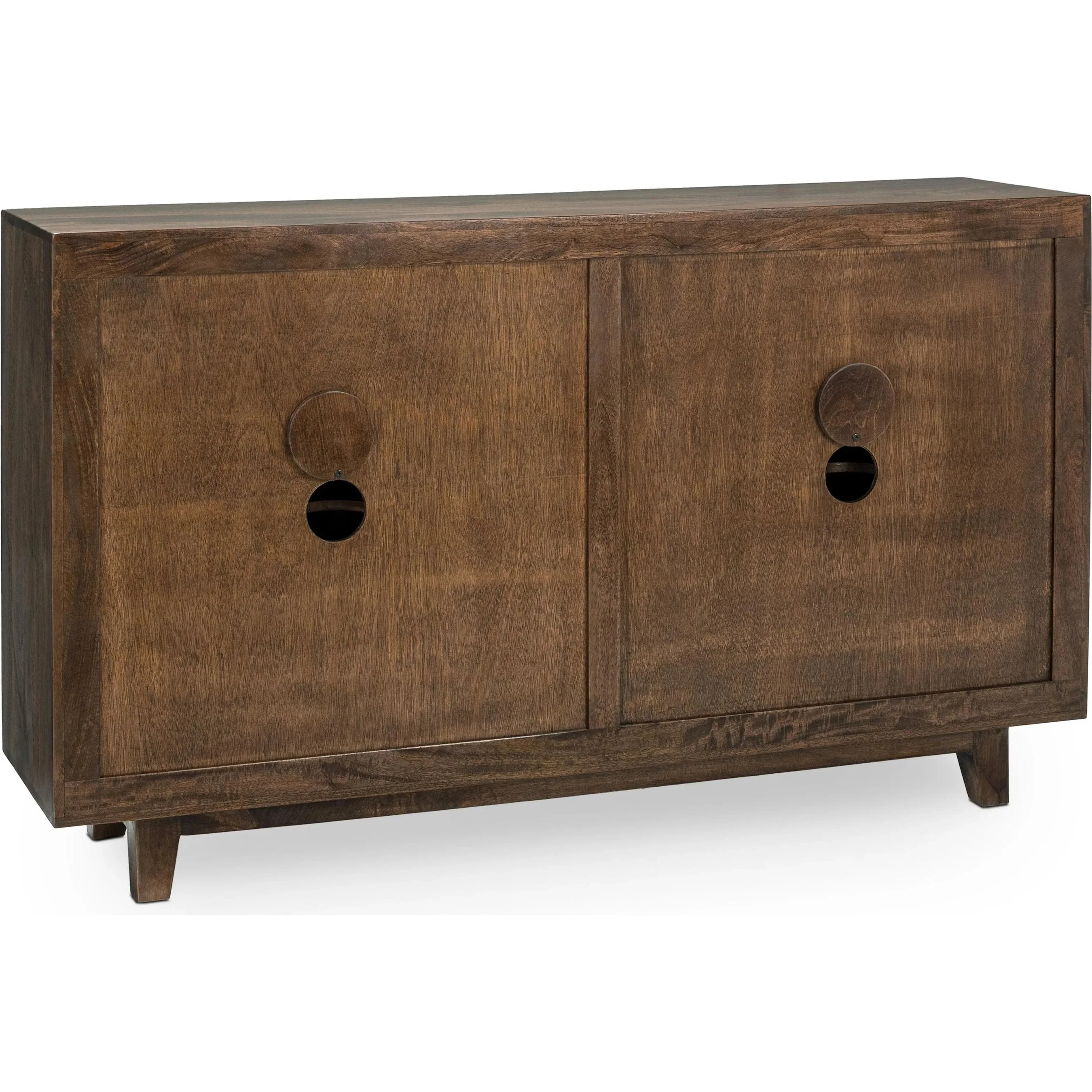 Vivienne 4-Door Mango Wood Buffet Sideboard - Image 4