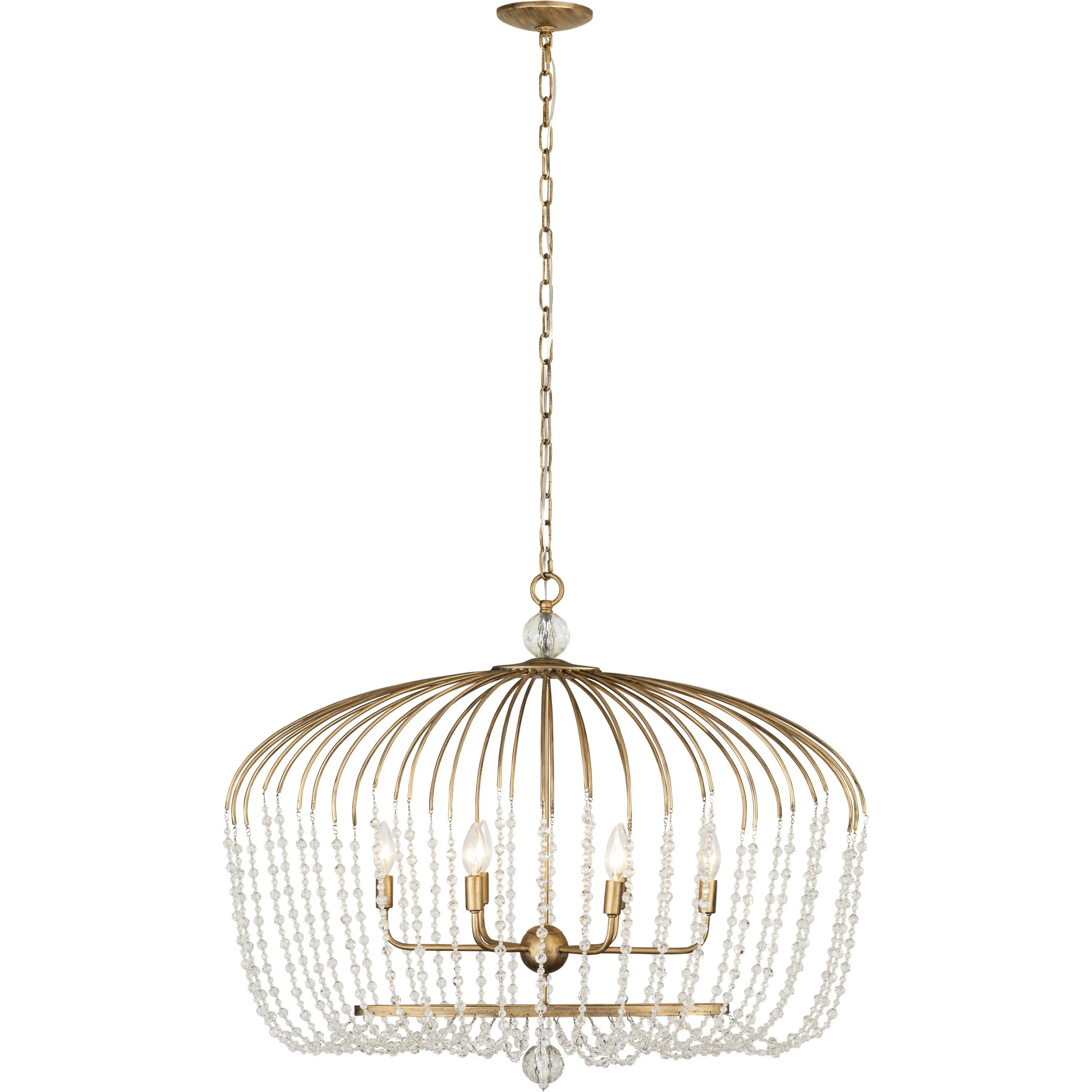 Voliere Crystal Oval Pendant