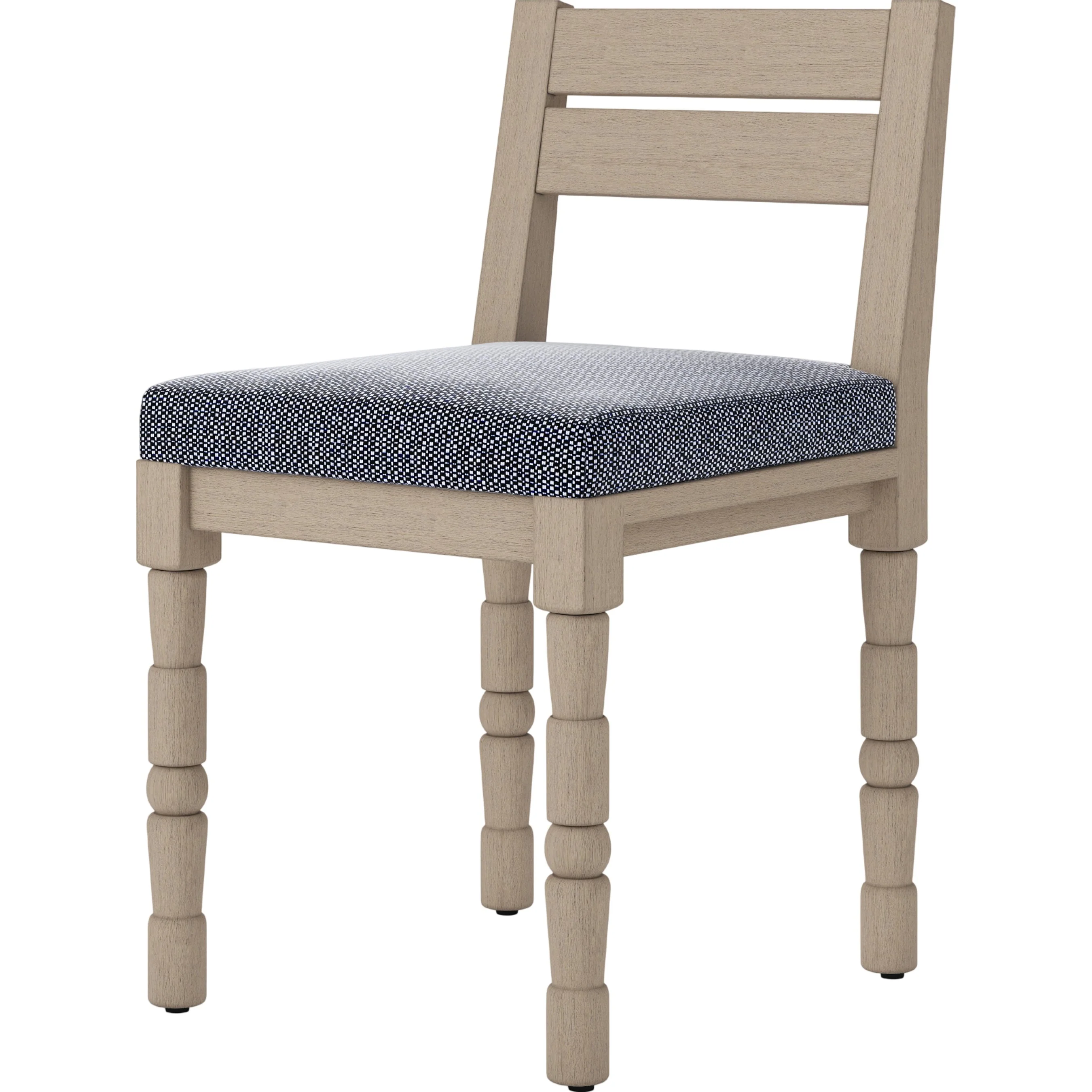 Waller Outdoor Dining Chair, Washed Brown