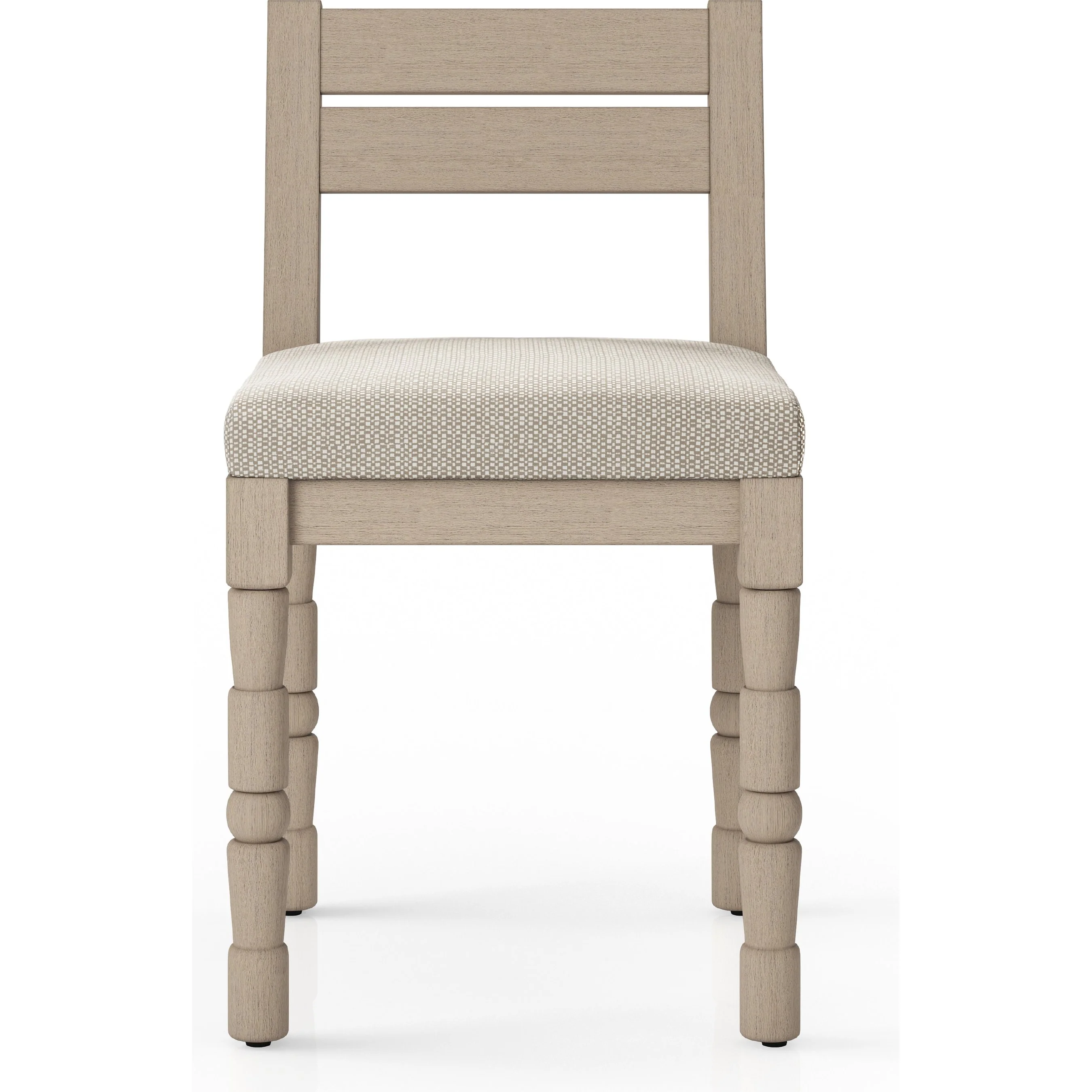 Waller Outdoor Dining Chair, Washed Brown - Image 11