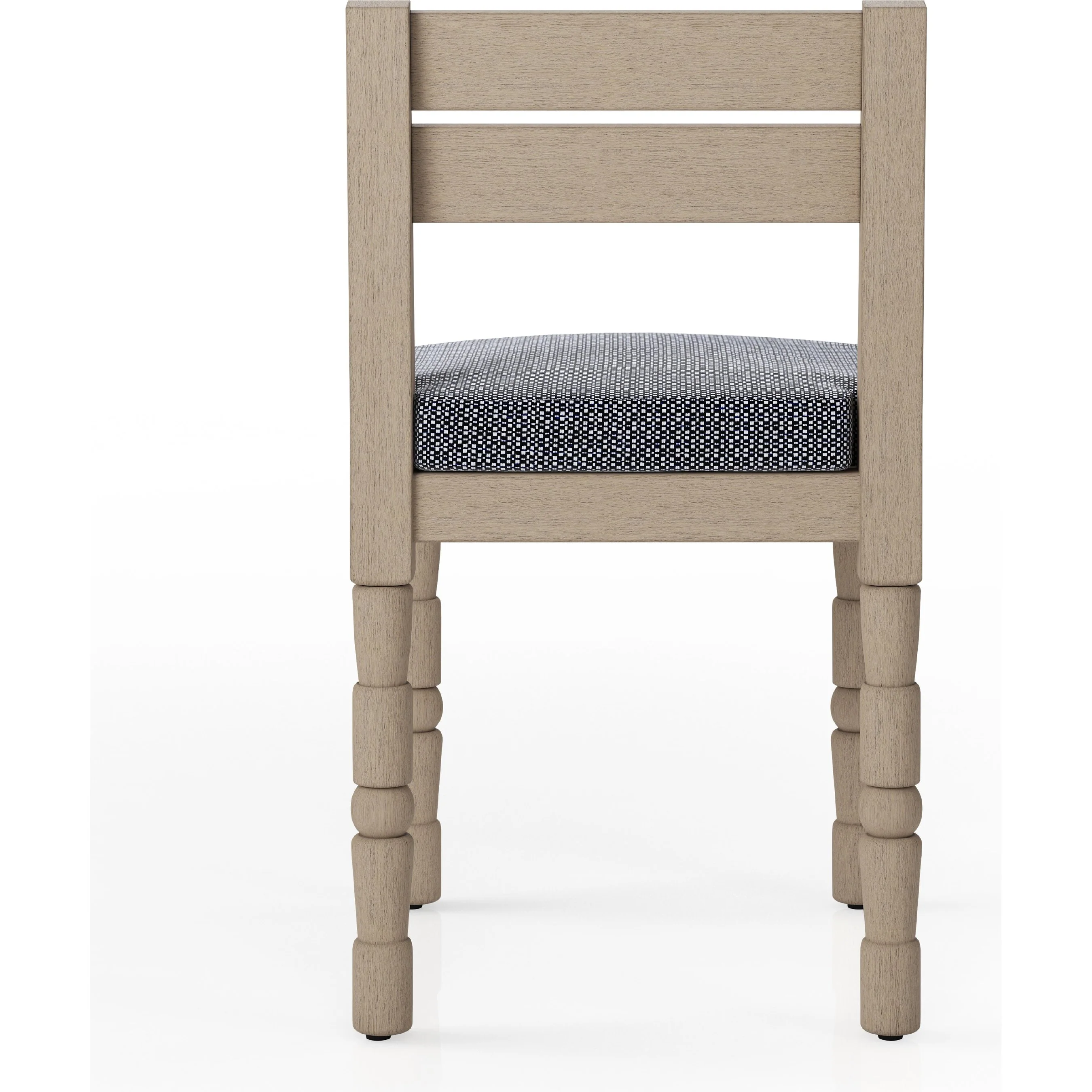 Waller Outdoor Dining Chair, Washed Brown - Image 7