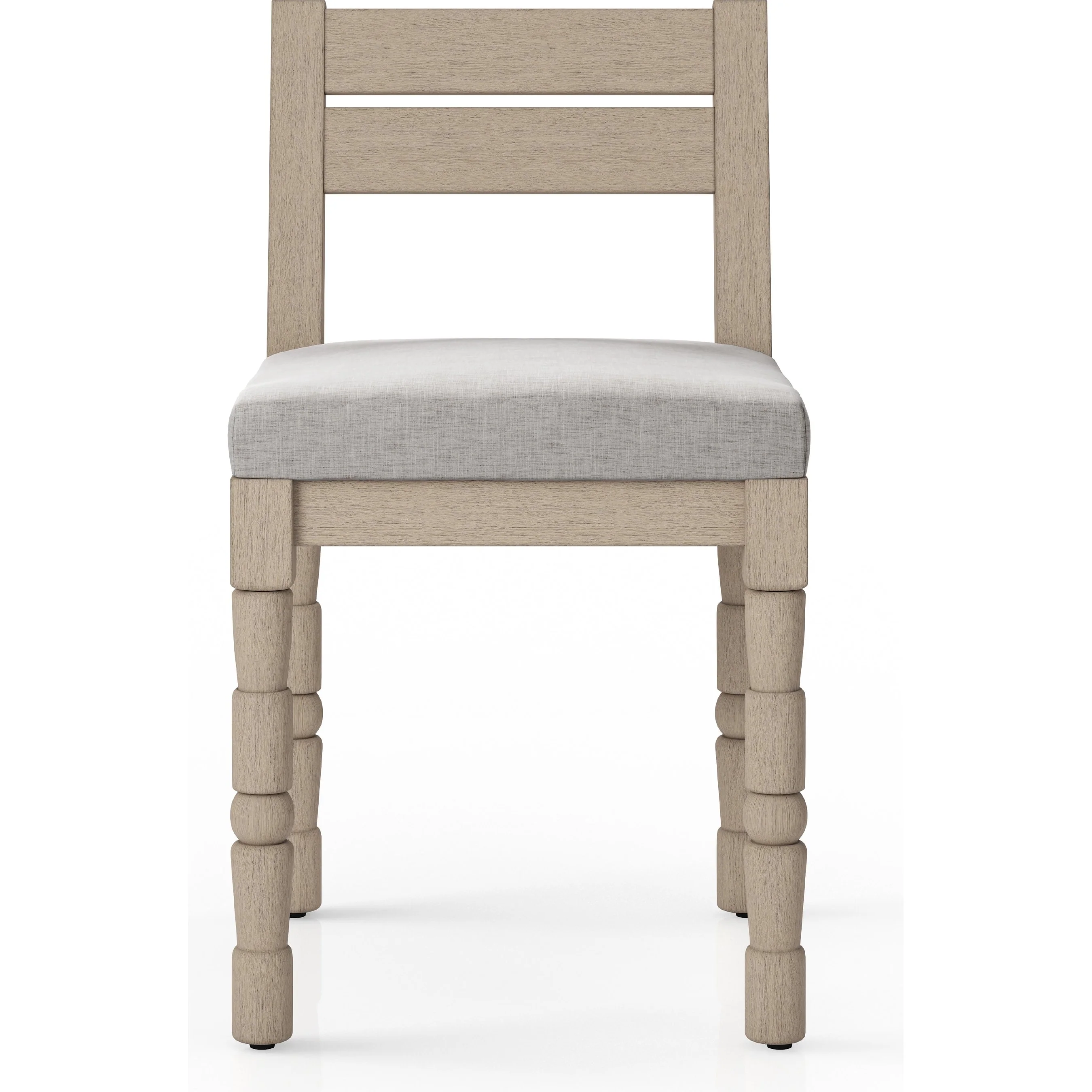 Waller Outdoor Dining Chair, Washed Brown - Image 8