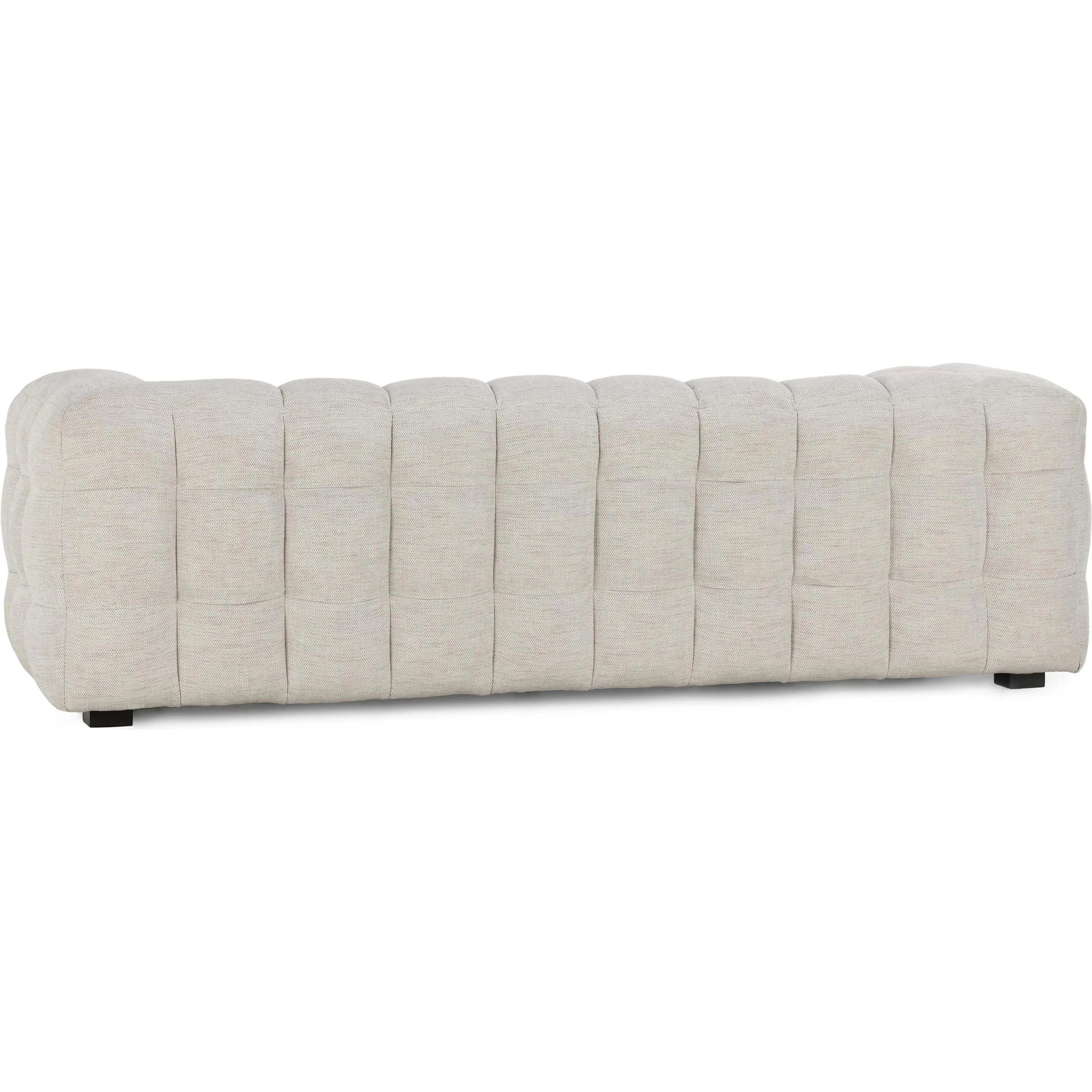 Walter Tufted Fabric Beige Sofa - Image 5