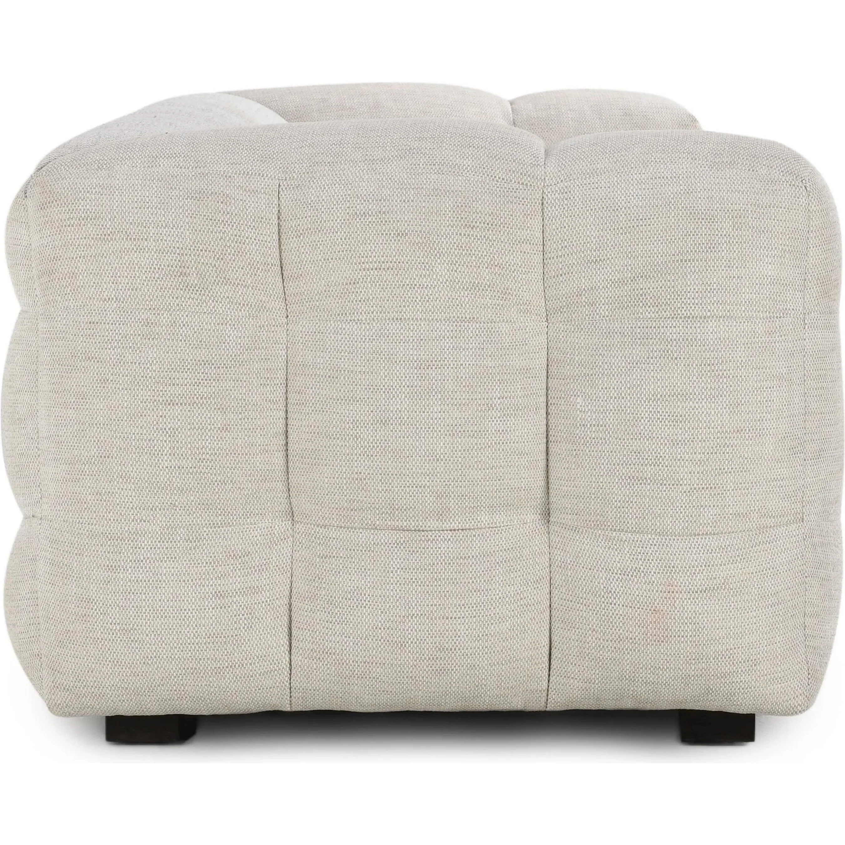 Walter Tufted Fabric Beige Sofa - Image 7