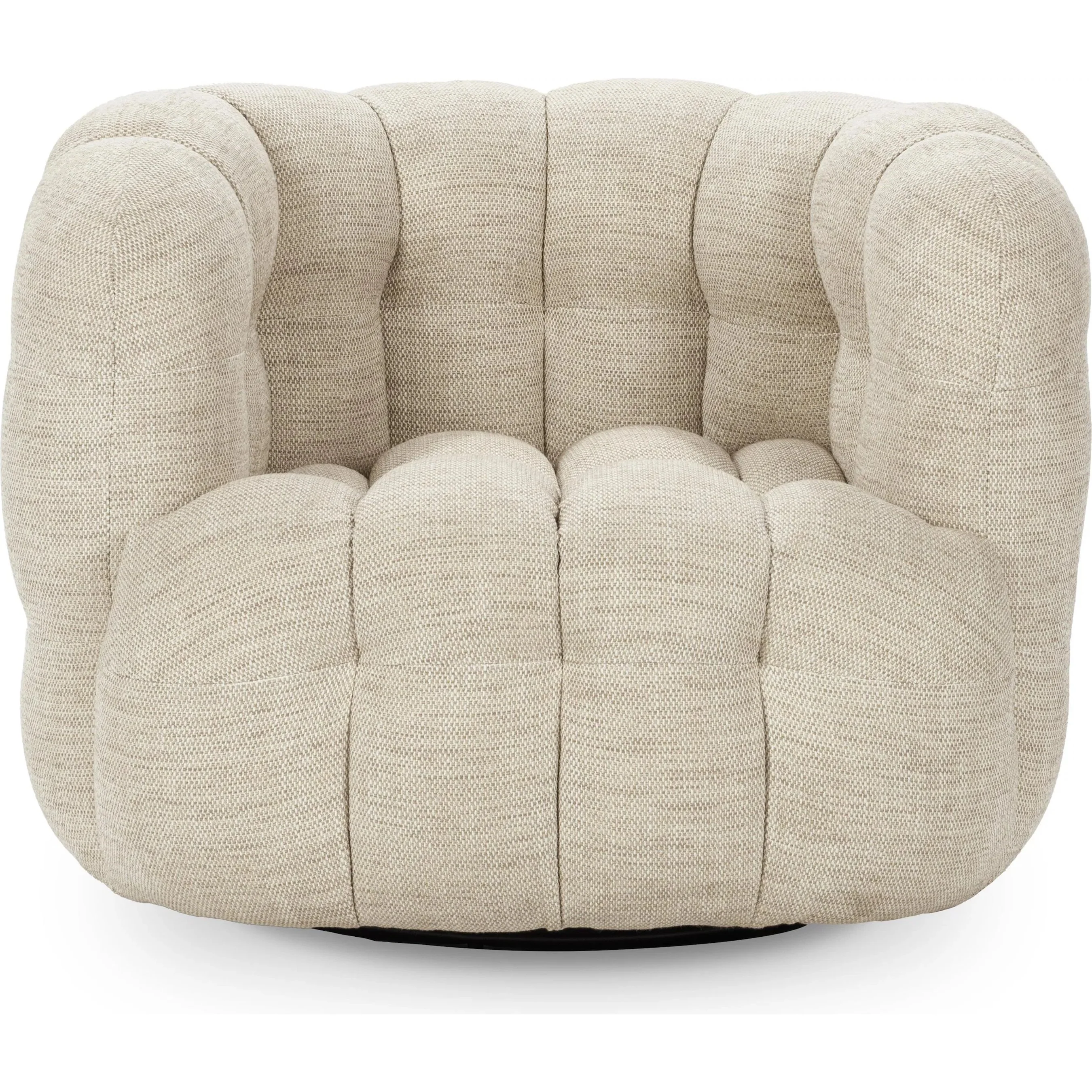 Walter Upholstered Swivel Accent Chair - Image 3