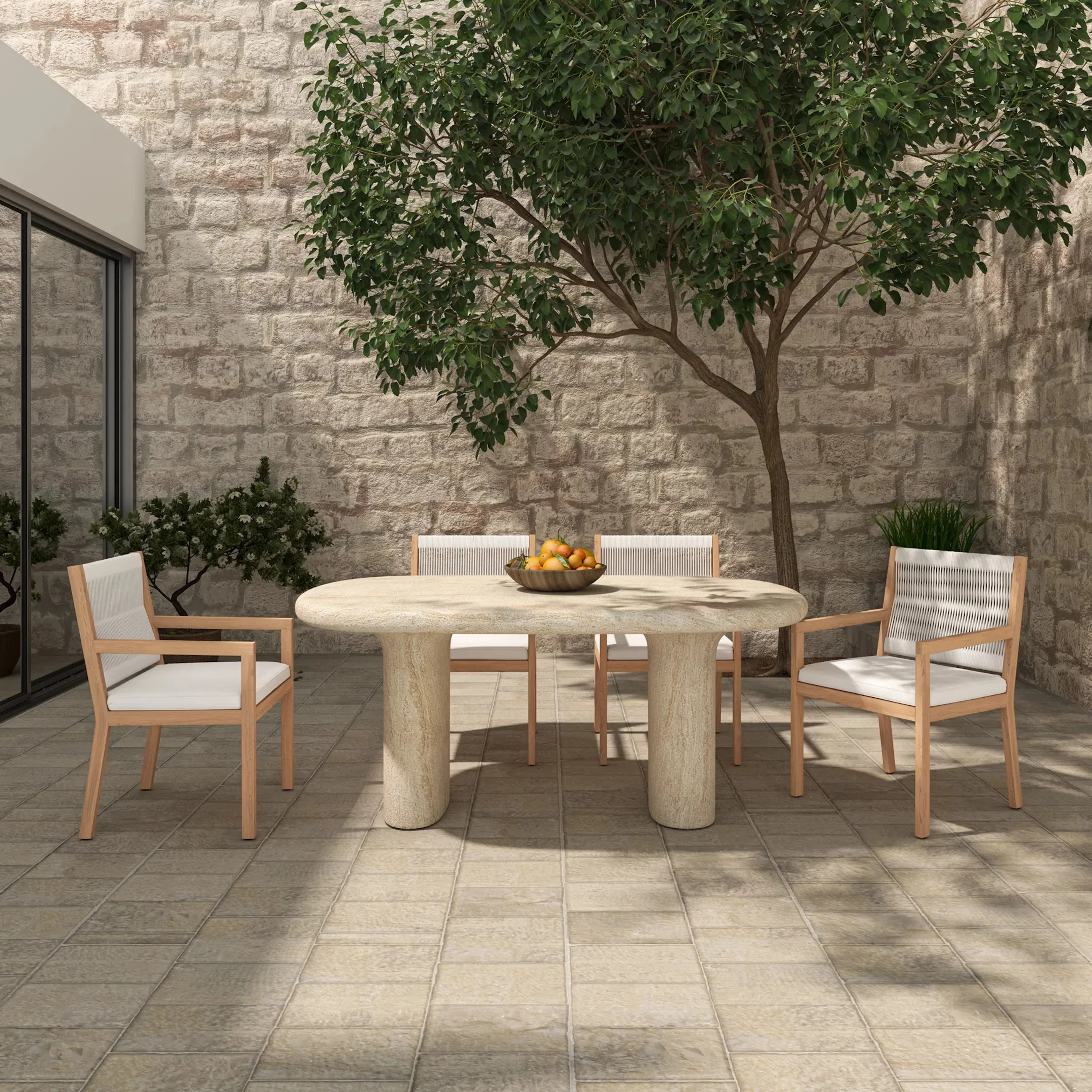Warby Outdoor Dining Table - Image 5