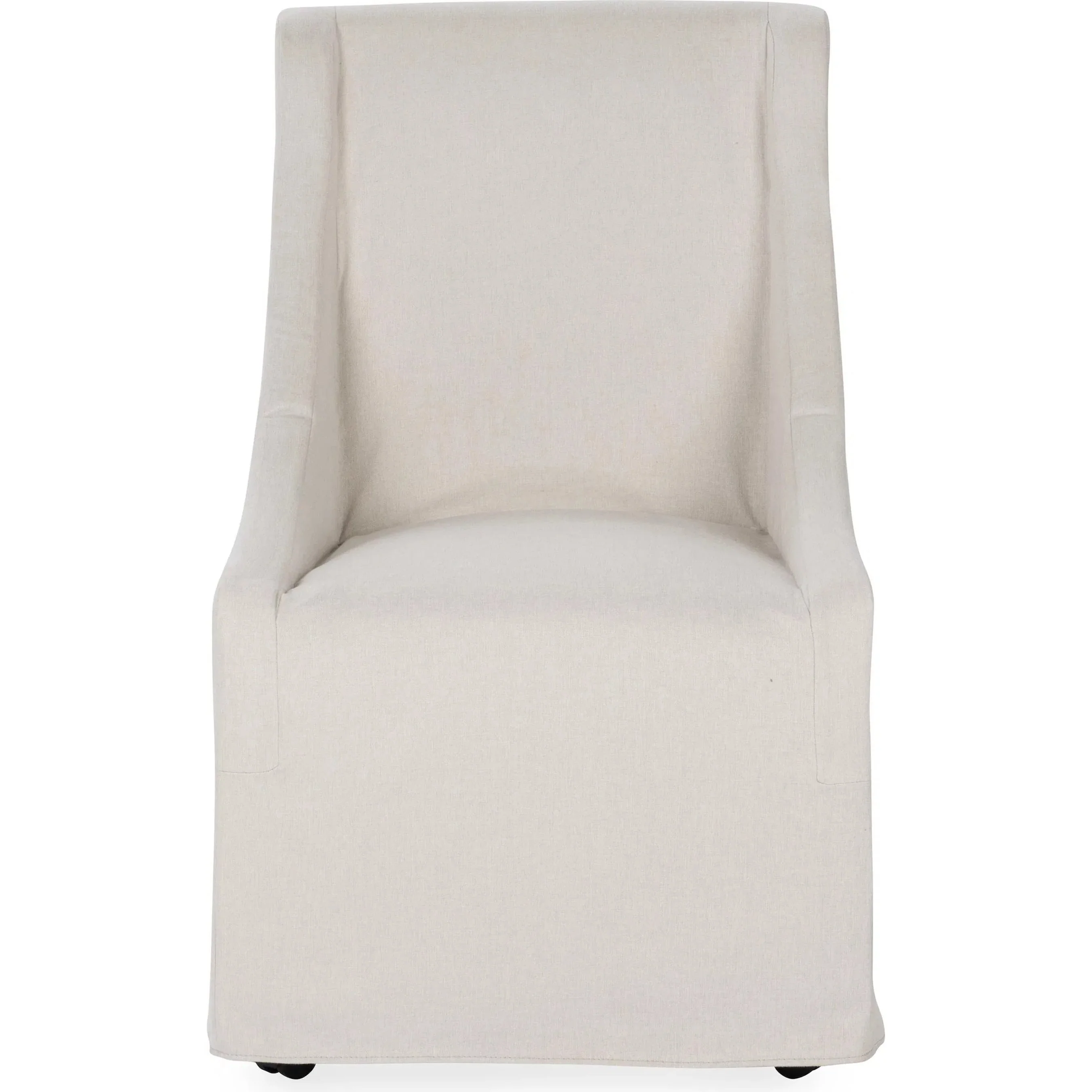 Warwick Upholstered Rolling Dining Chair - Image 3