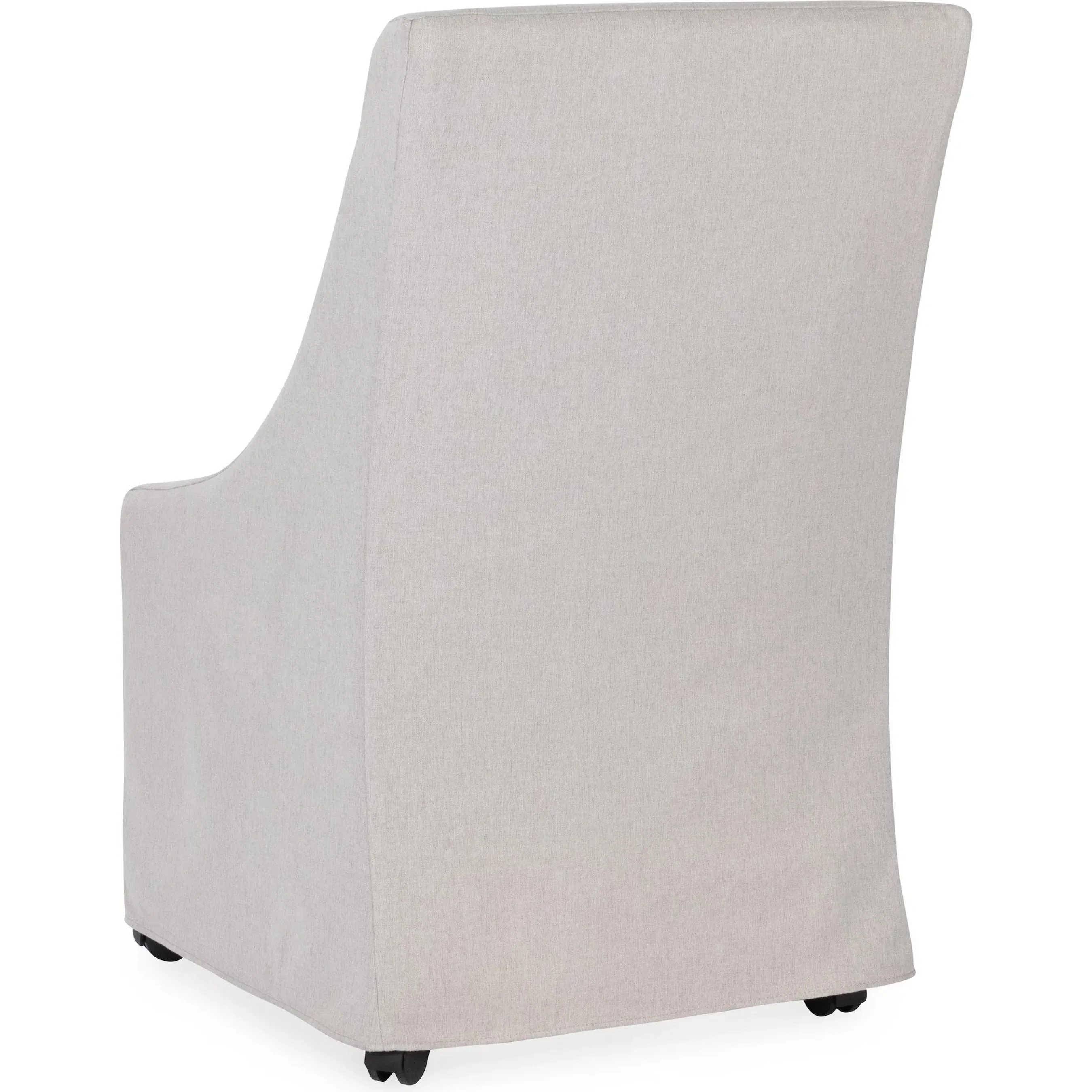 Warwick Upholstered Rolling Dining Chair - Image 5