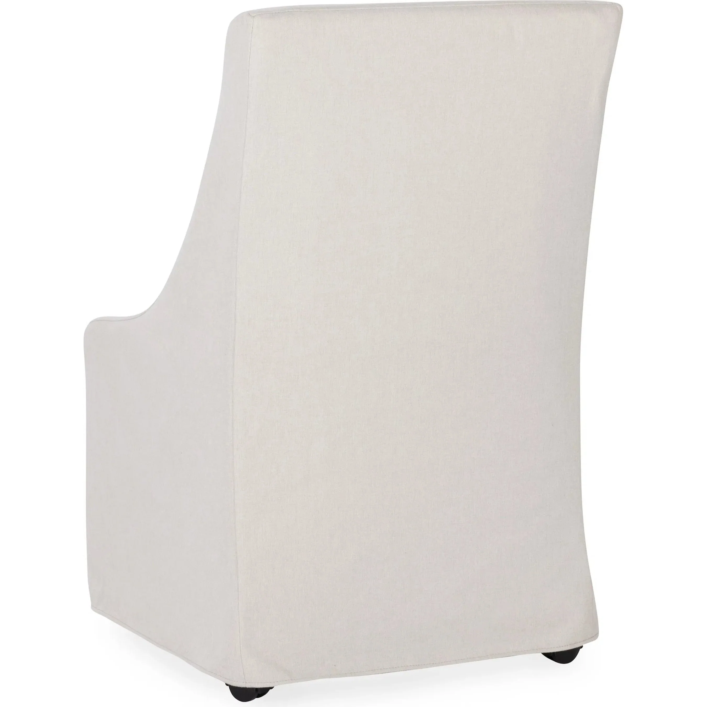 Warwick Upholstered Rolling Dining Chair - Image 7