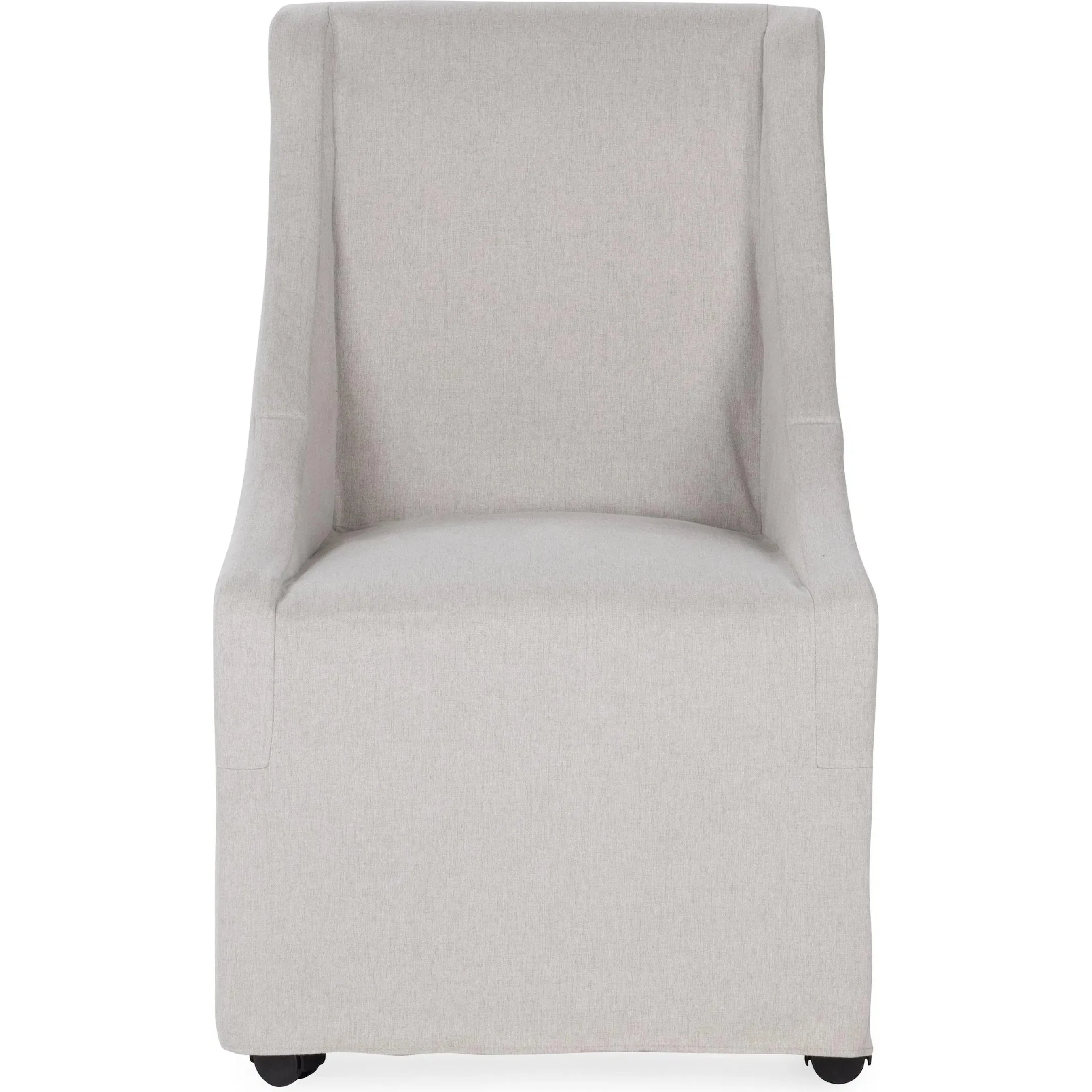 Warwick Upholstered Rolling Dining Chair - Image 8
