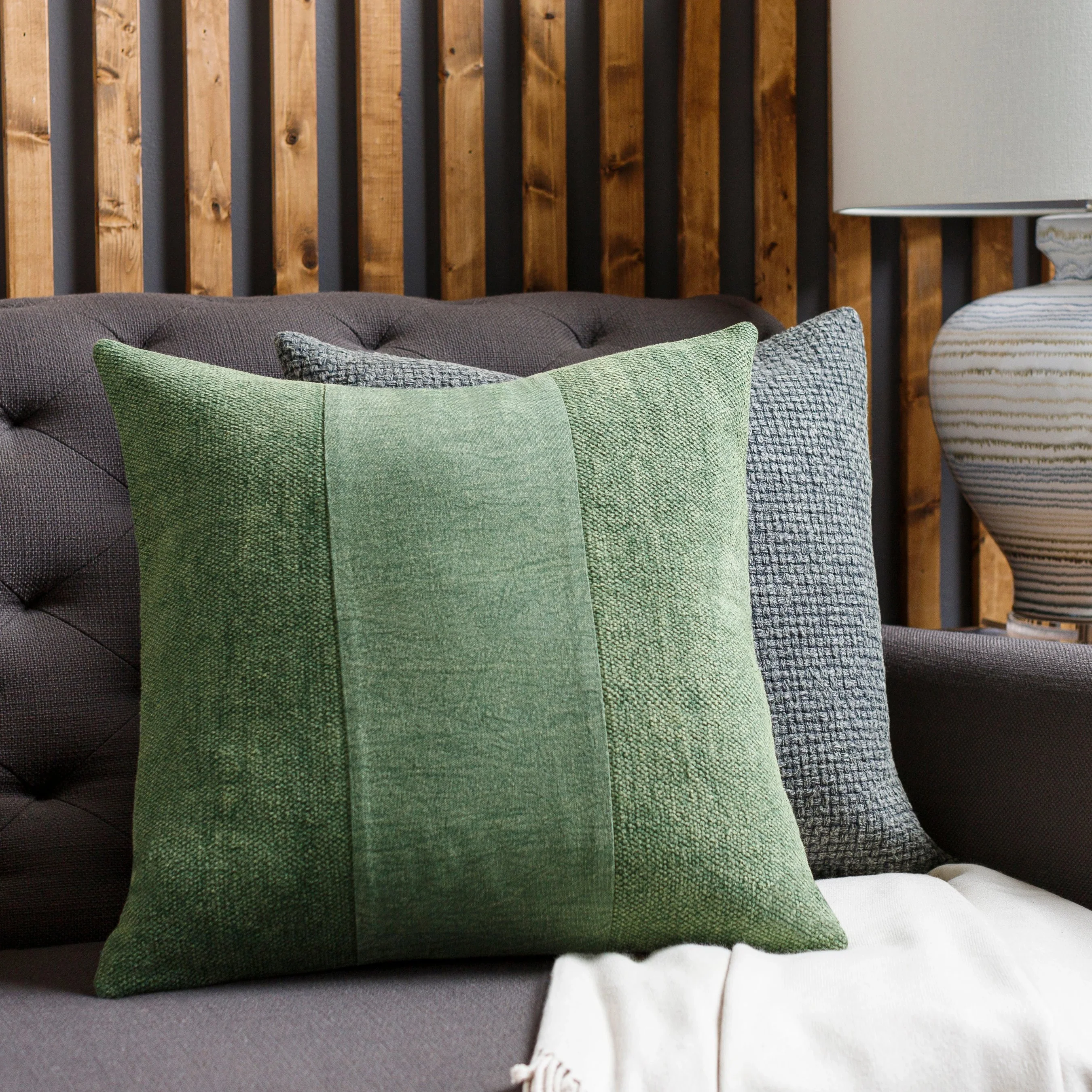 Washed Stripe Pillow - 33880 - Image 13