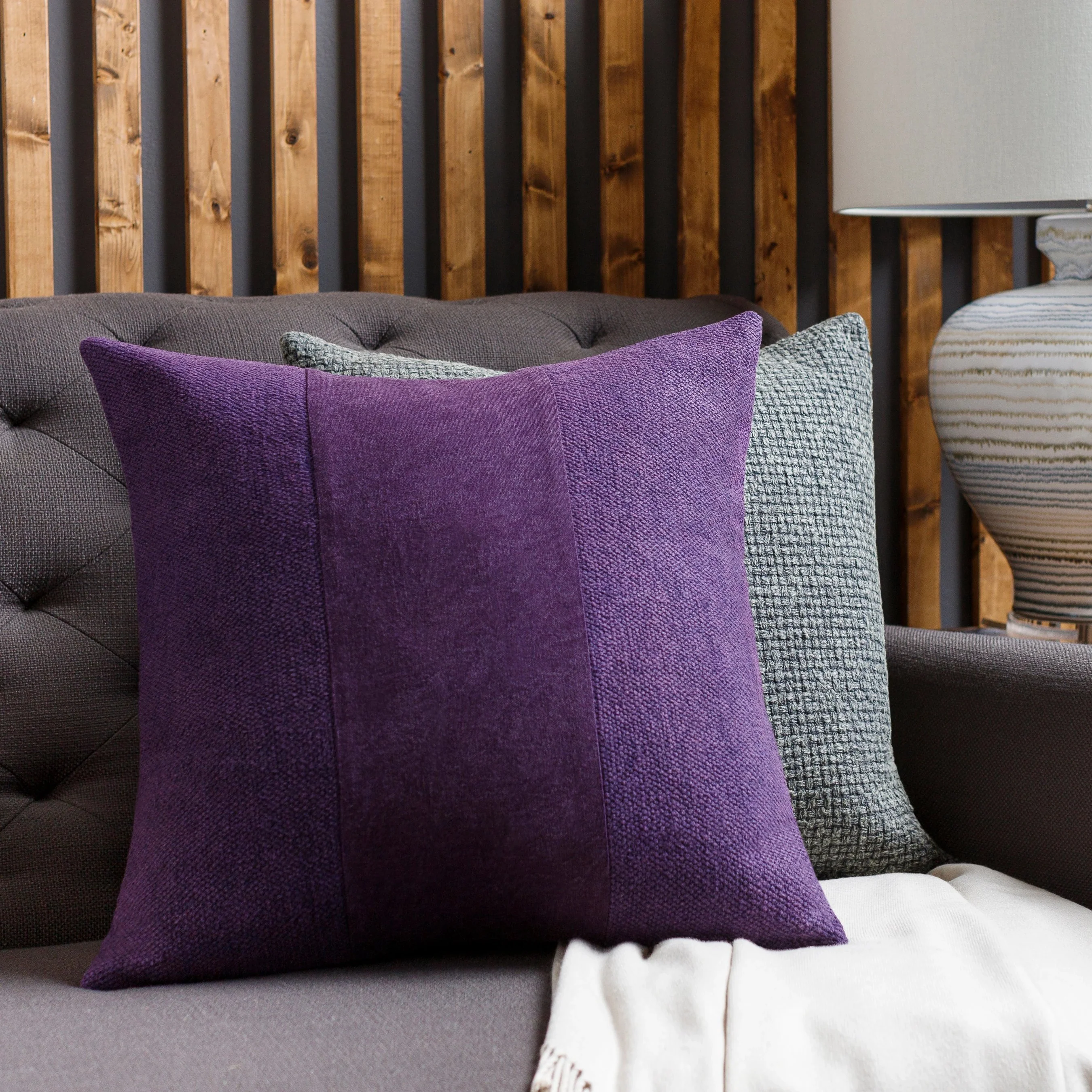 Washed Stripe Pillow - 33880 - Image 14