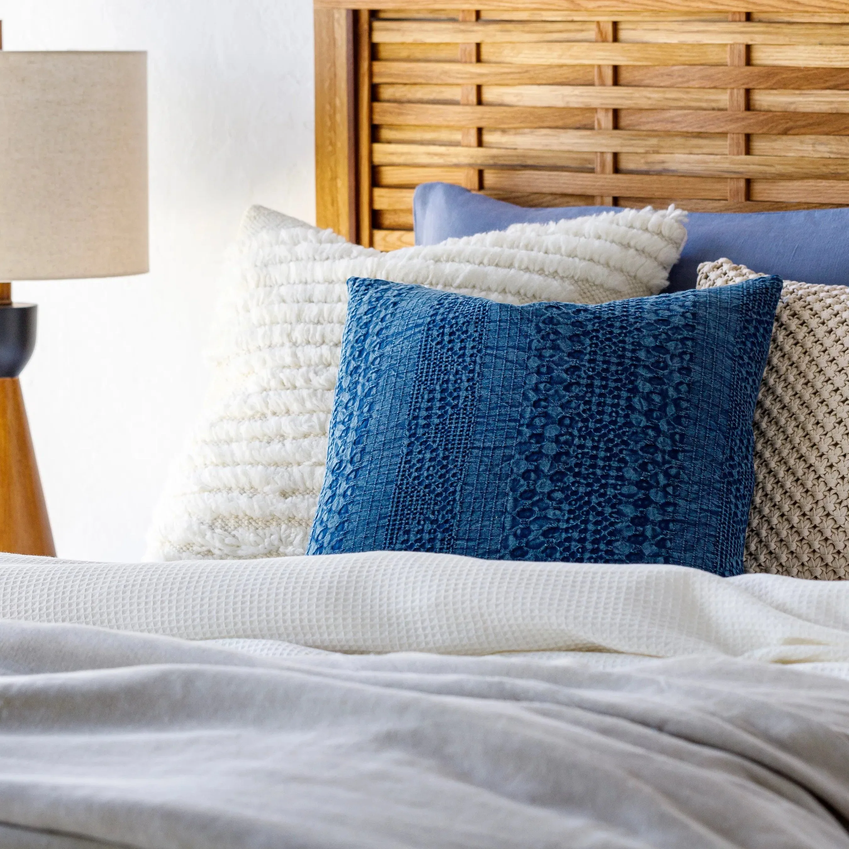 Washed Waffle Pillow - 20091 - Image 14
