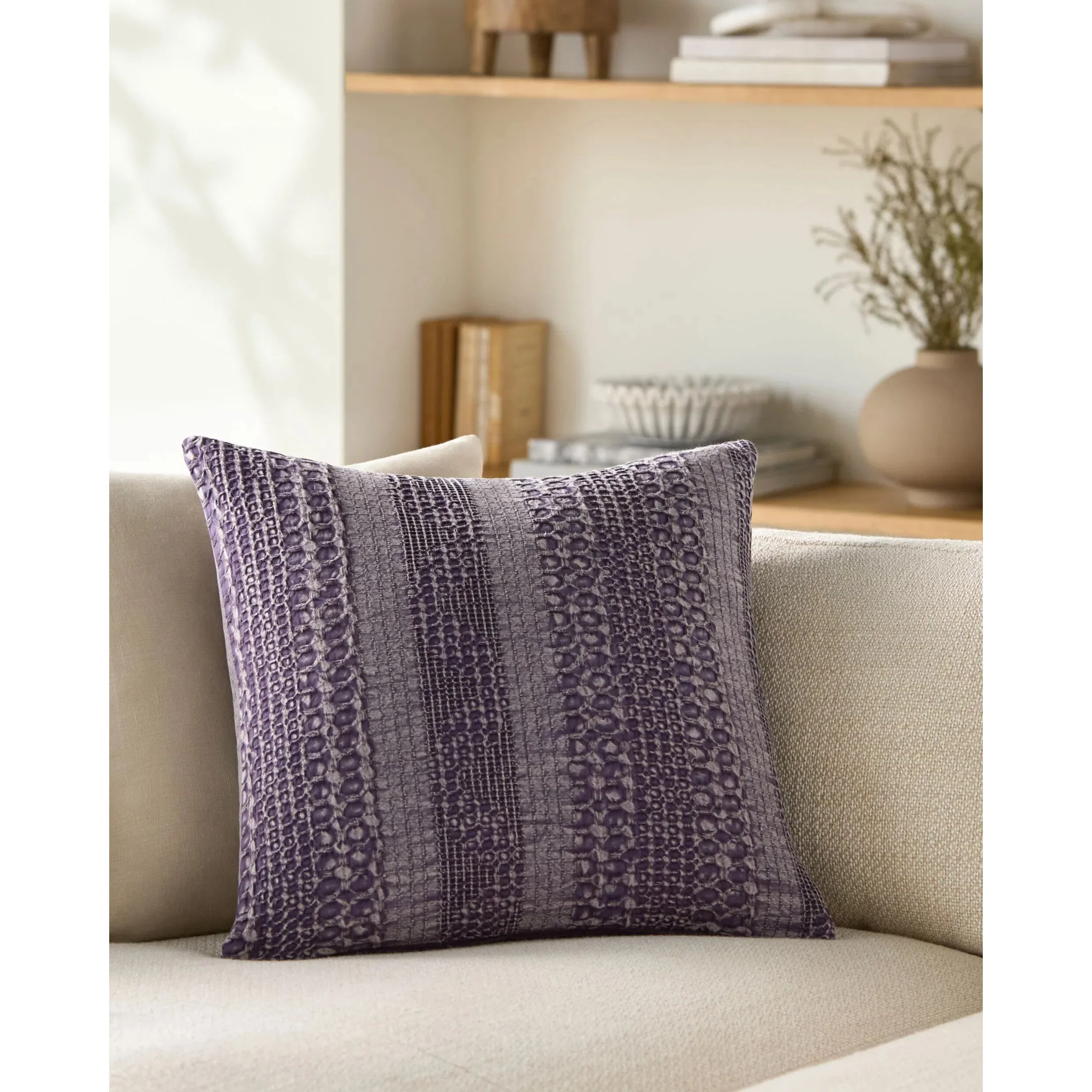 Washed Waffle Pillow - 20091 - Image 15