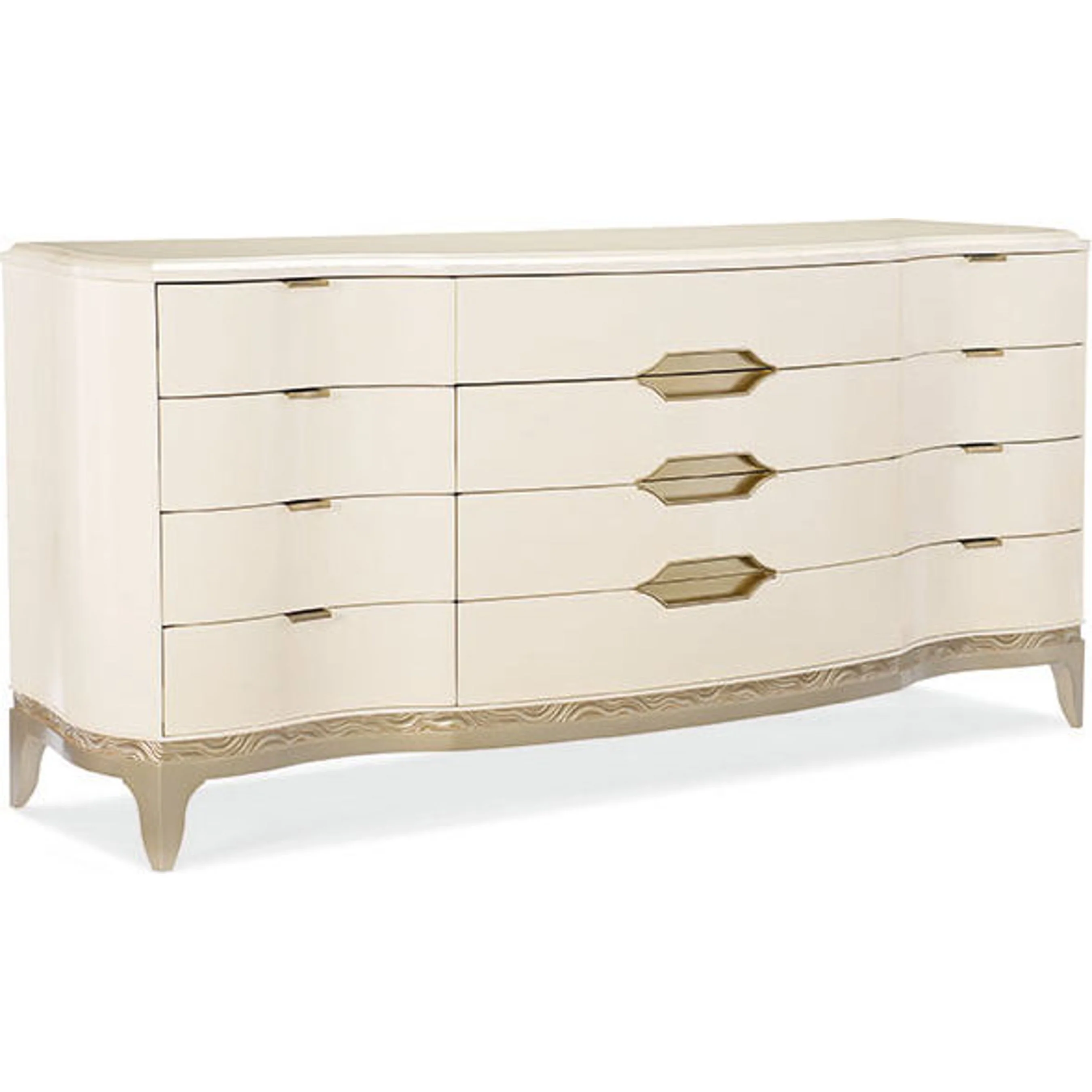 Washed White Dresser