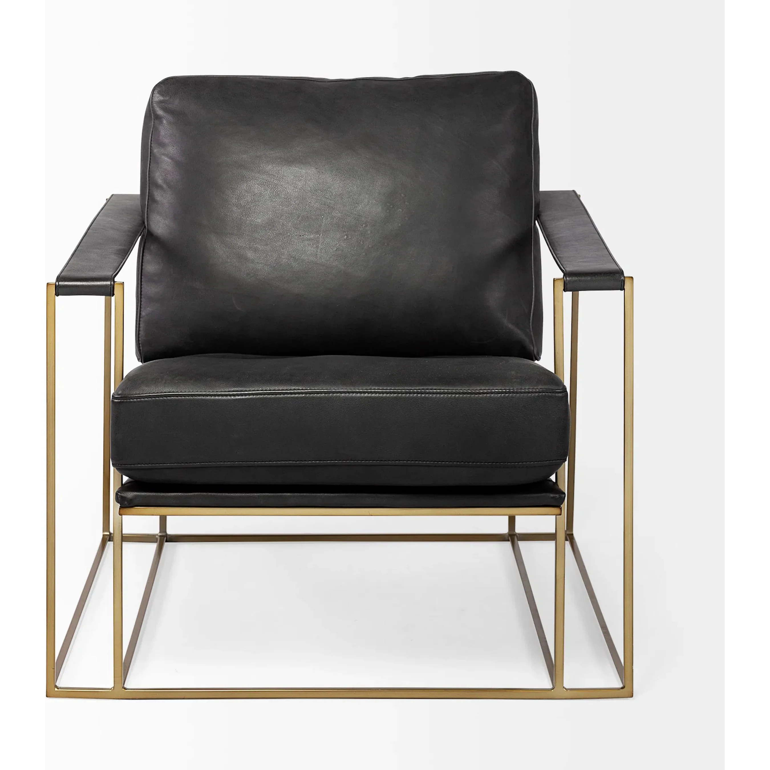 Watson Leather Accent Chair - Image 2