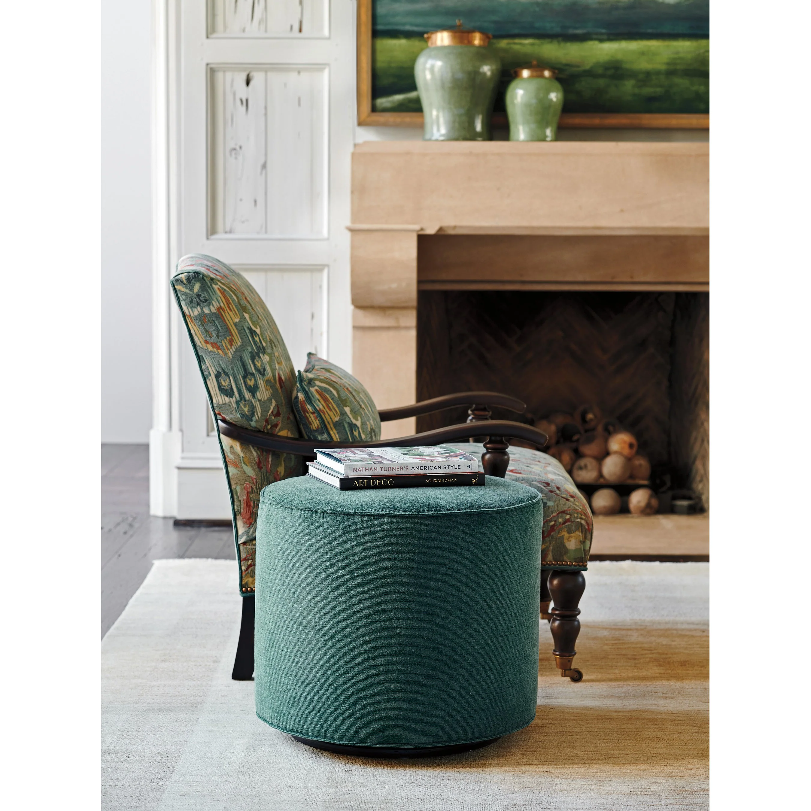 Waverly Swivel Ottoman - Image 2