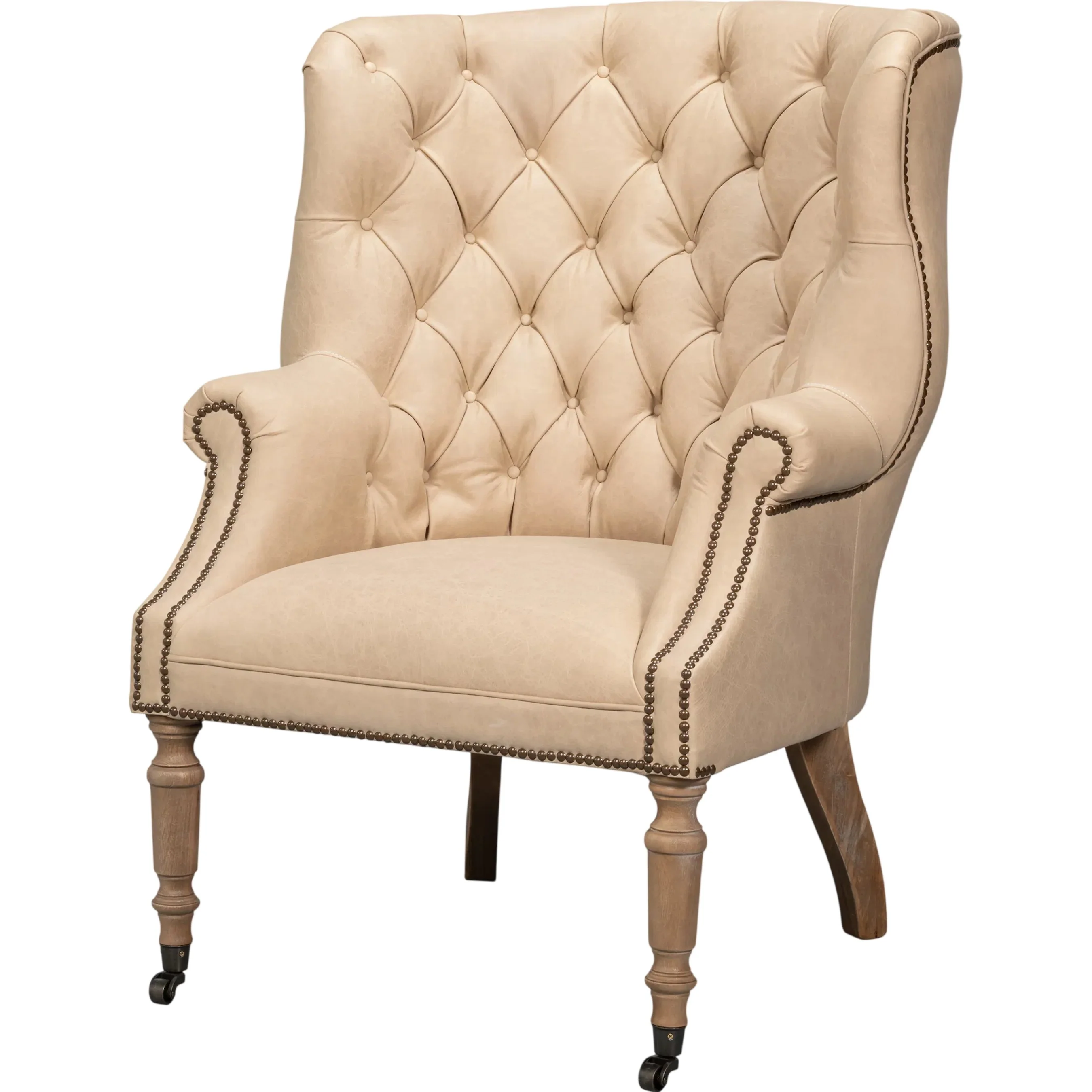 Welsh Cappuccion Leather Chair