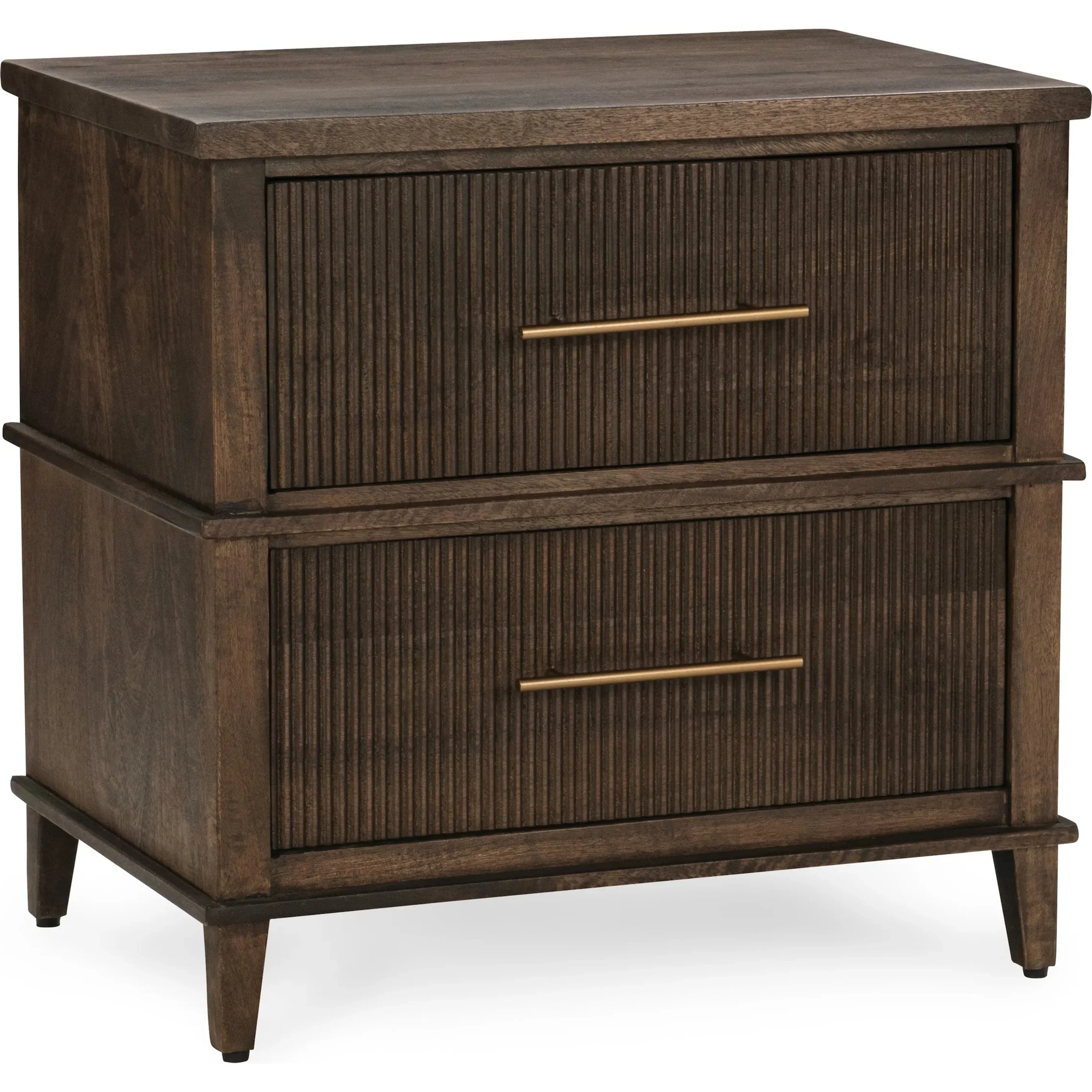Westlake 2-Drawer Mango Wood Nightstand