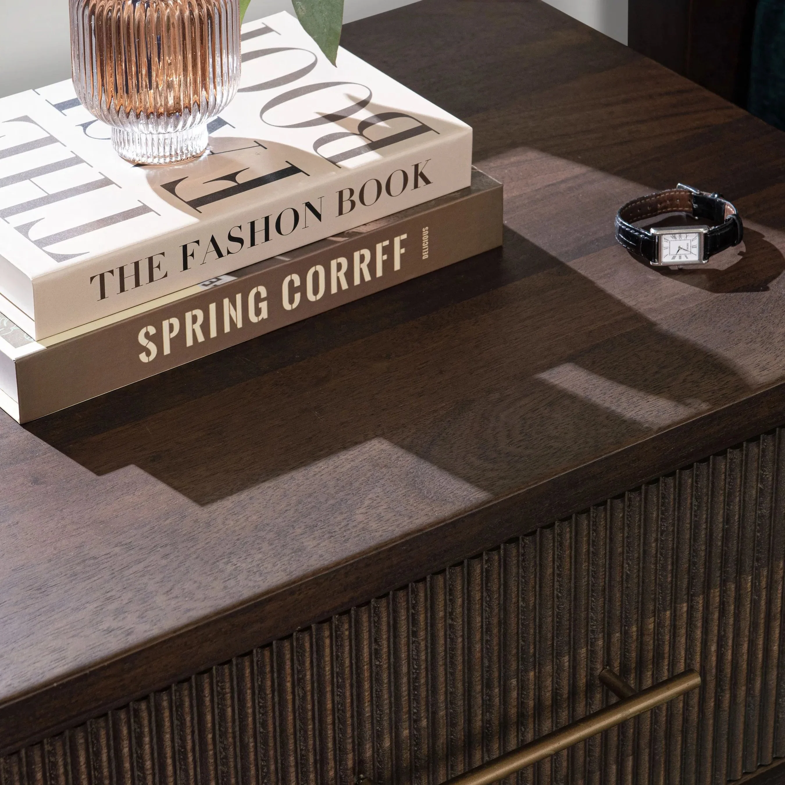 Westlake 2-Drawer Mango Wood Nightstand - Image 6