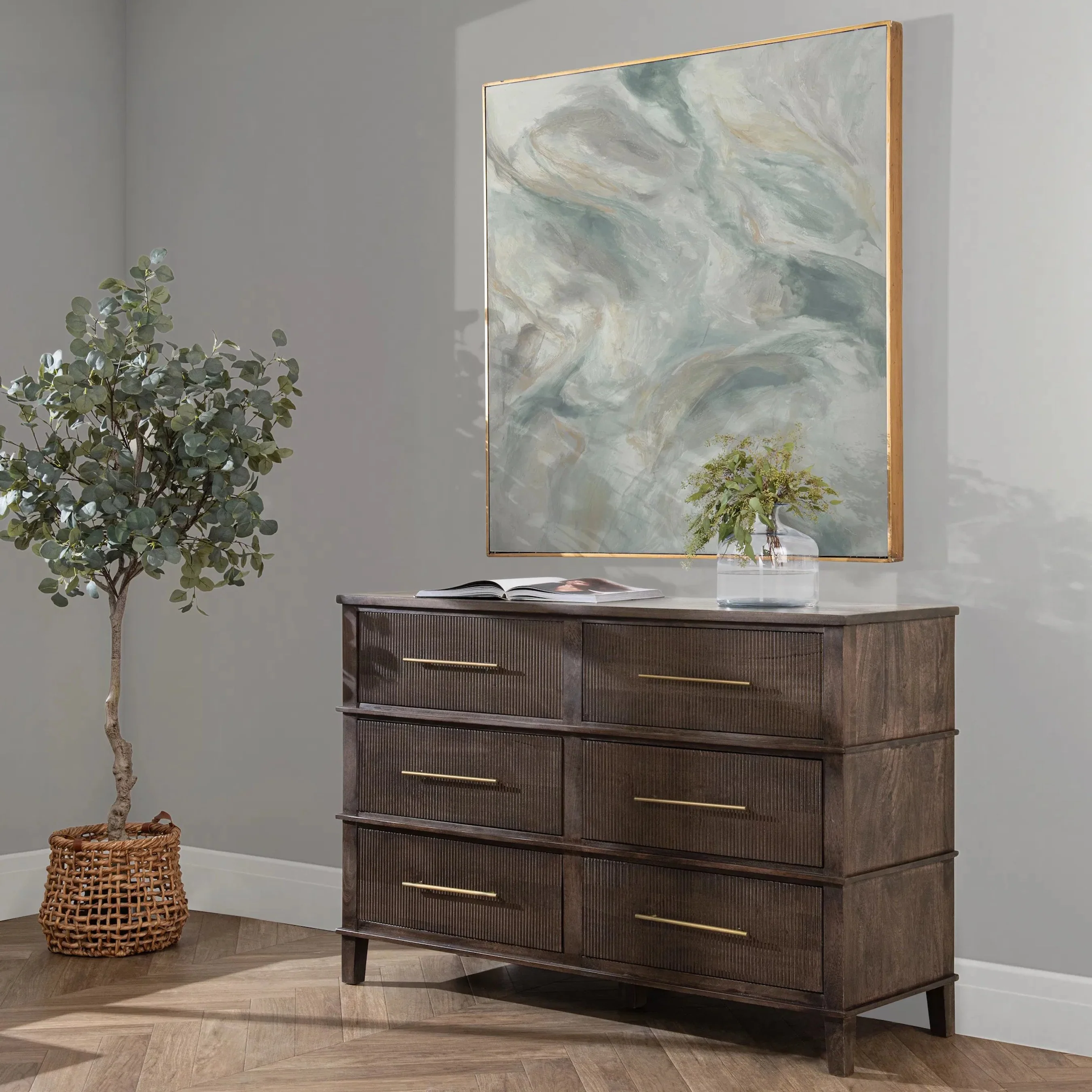 Westlake 6-Drawer Mango Wood Dresser - Image 12