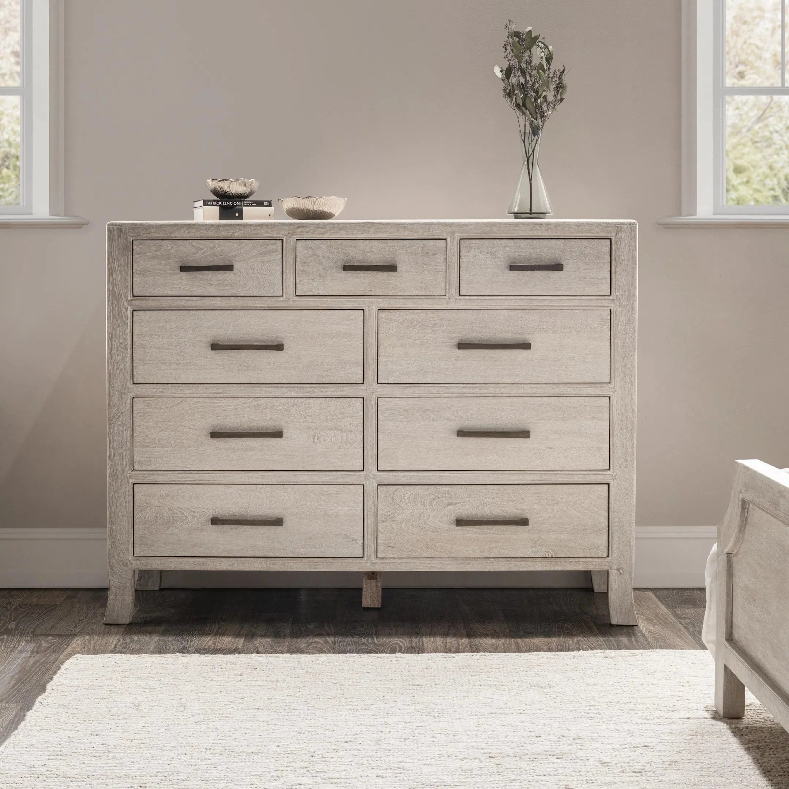 Westmont 9-Drawer Mango Wood Dresser - Image 10