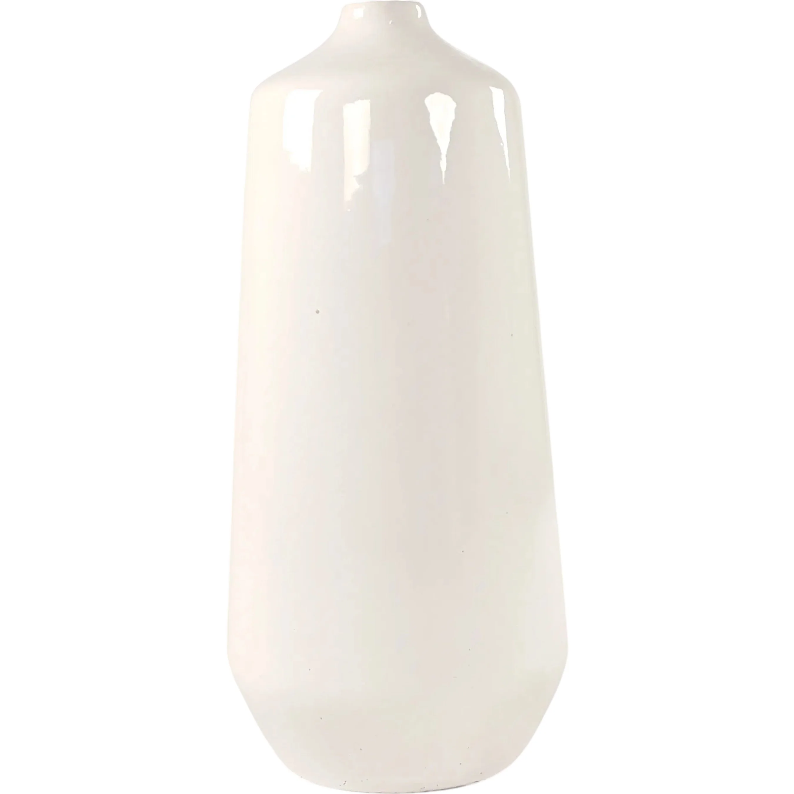White Glazed Vase