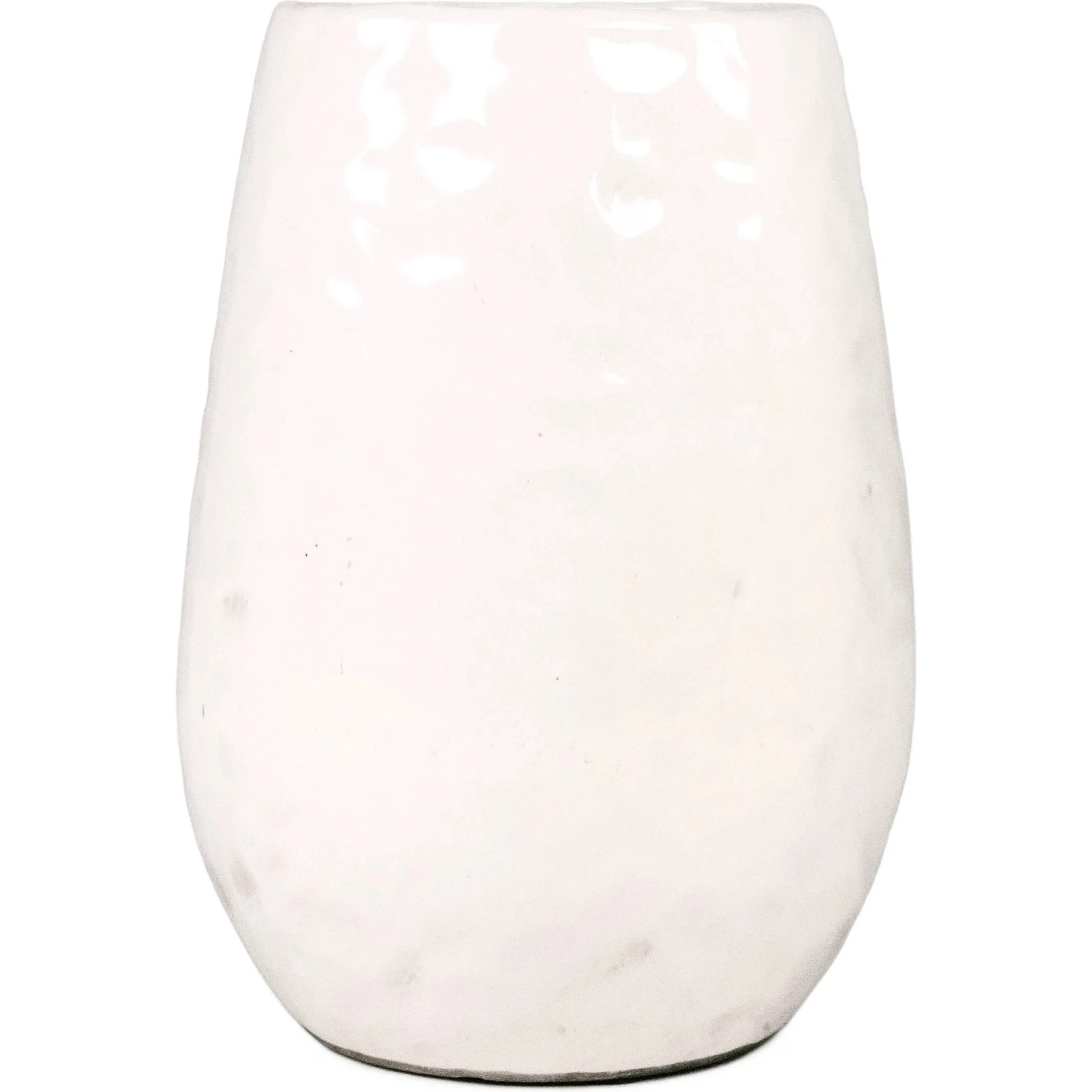 White Textured Vase - Image 2