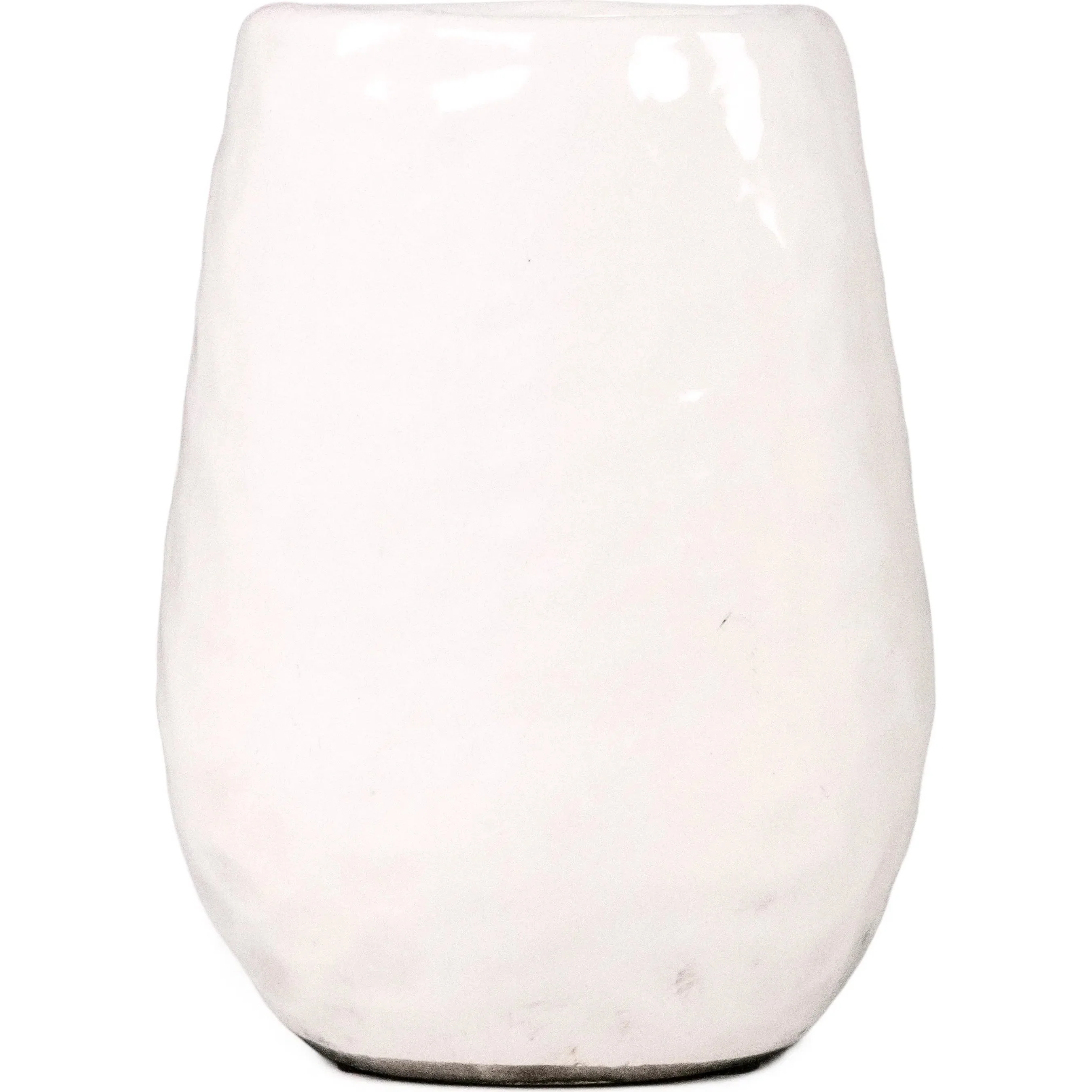 White Textured Vase - Image 3