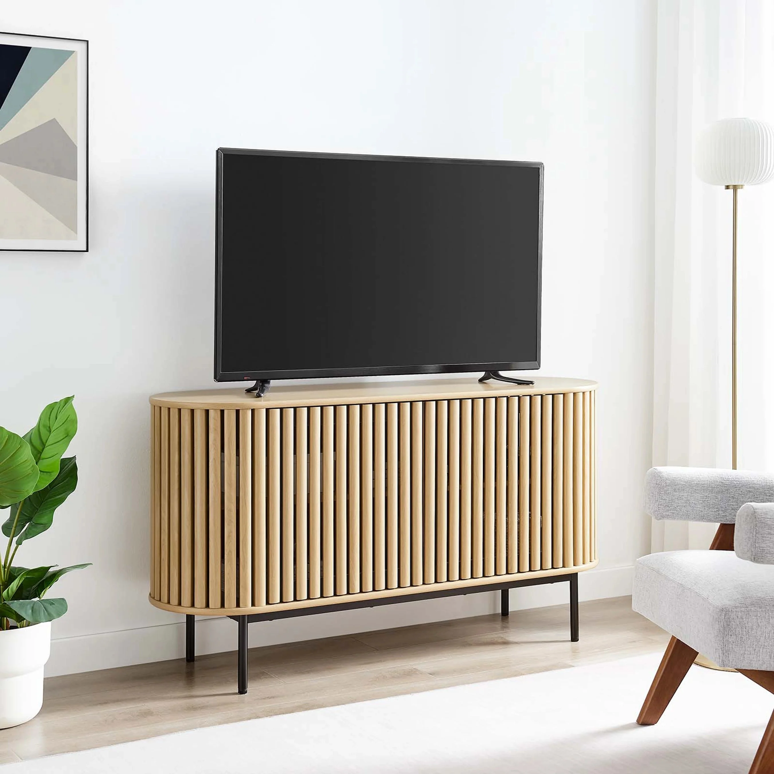 Winchester 59” Oval Sideboard - Image 7