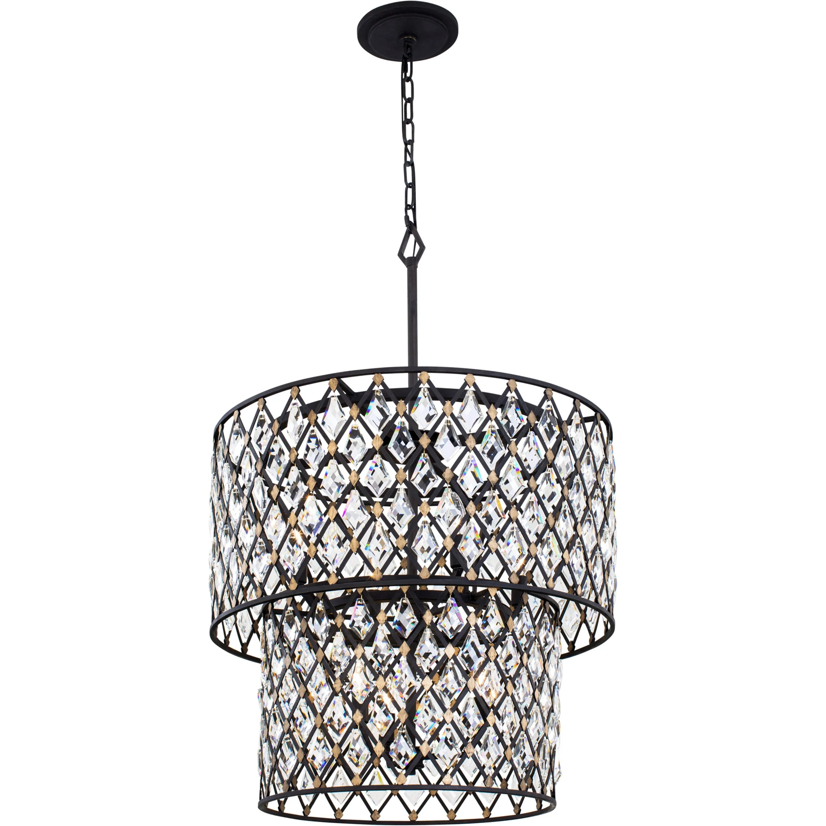 Windsor 2-Tier Crystal Chandelier