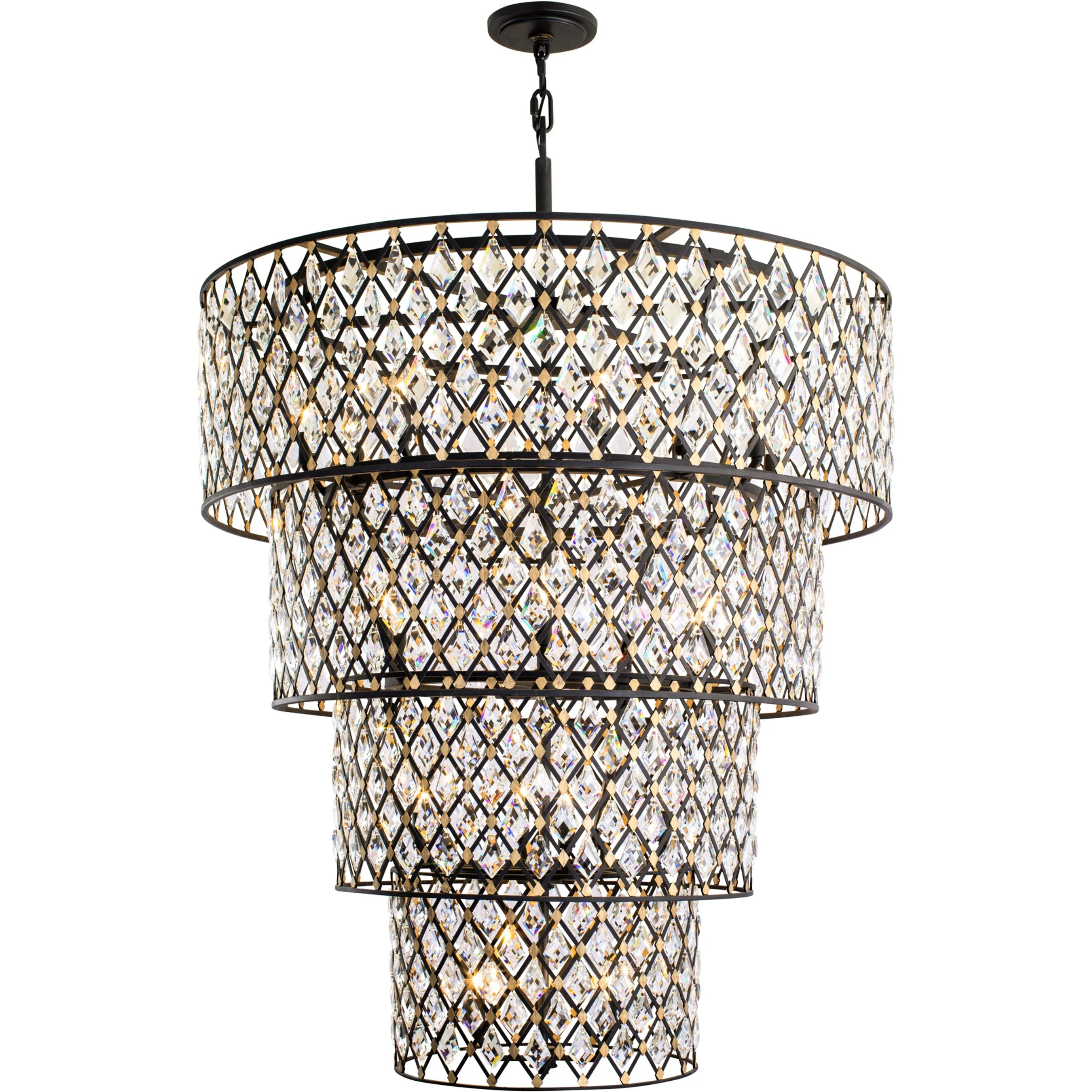 Windsor 4-Tier Crystal Chandelier