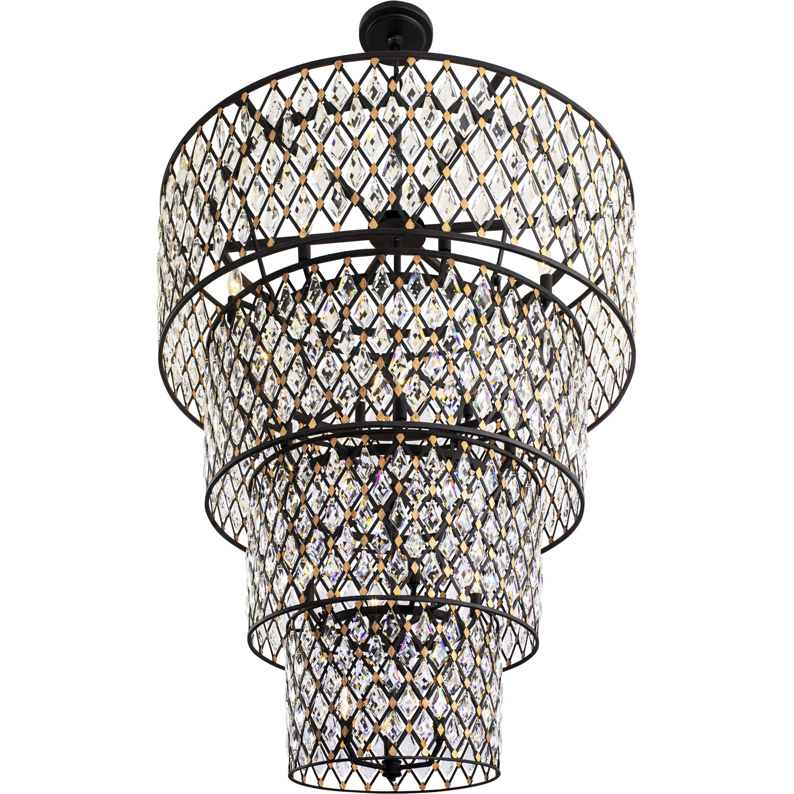 Windsor 4-Tier Crystal Chandelier - Image 3