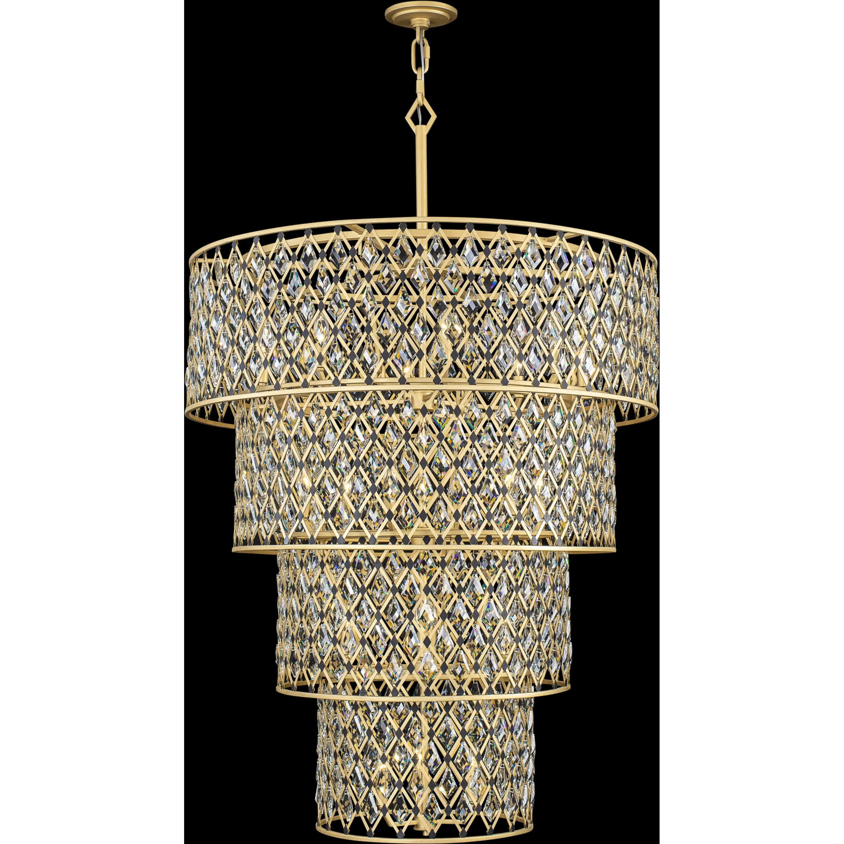 Windsor 4-Tier Crystal Chandelier - Image 4