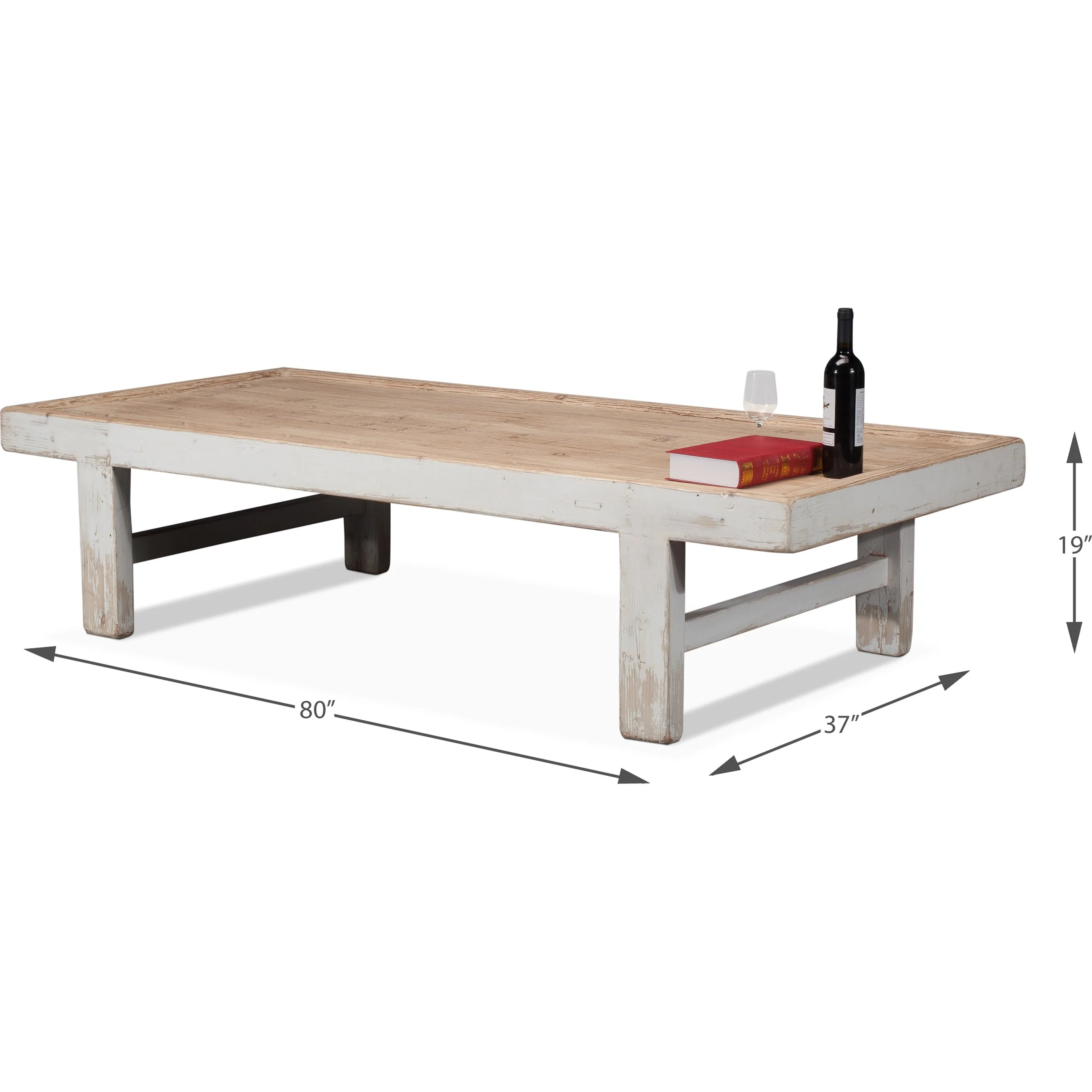 Wood Panel Coffee Table - Image 7