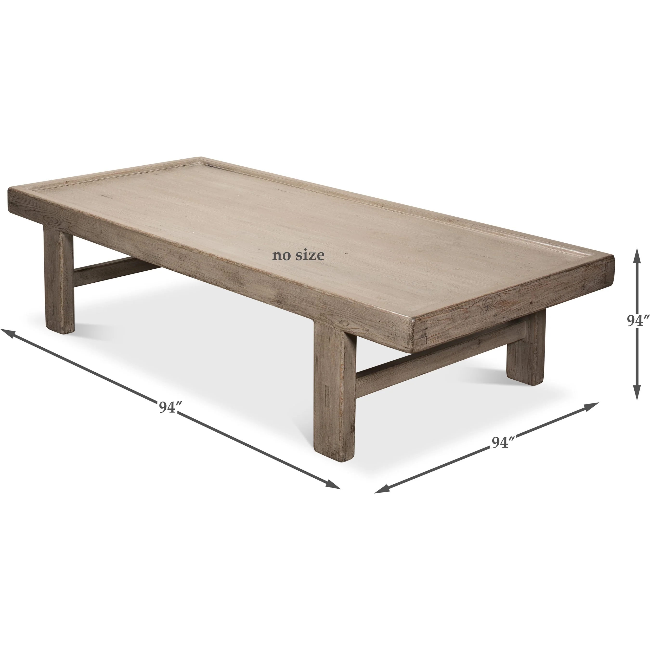 Wood Panel Coffee Table - Image 8