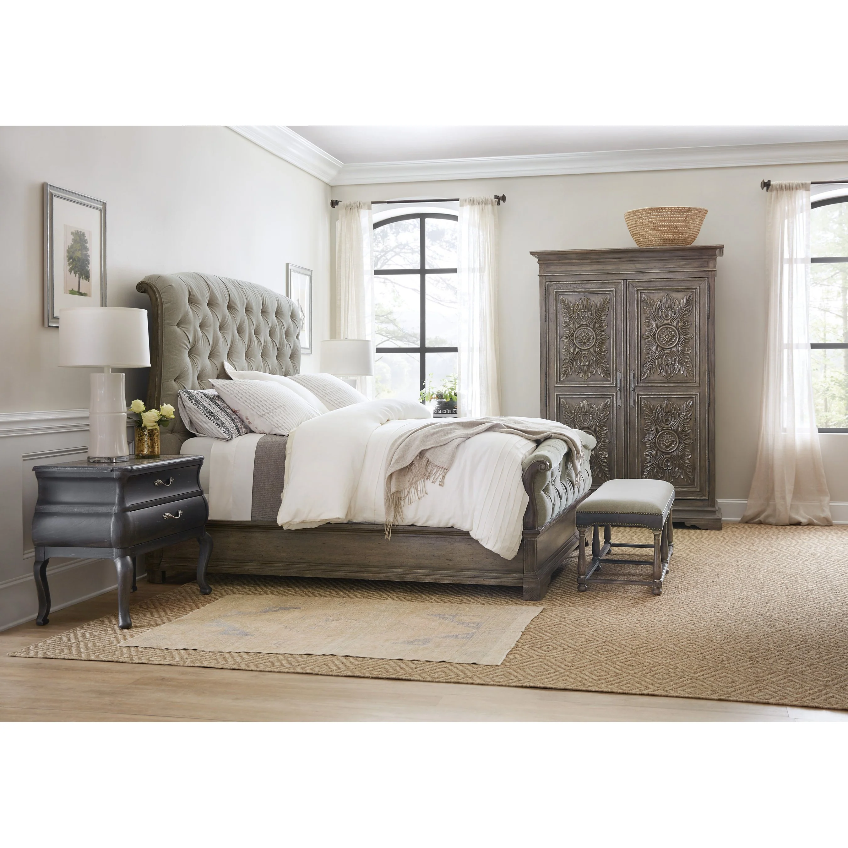 Woodlands Upholstered Bed - Image 2