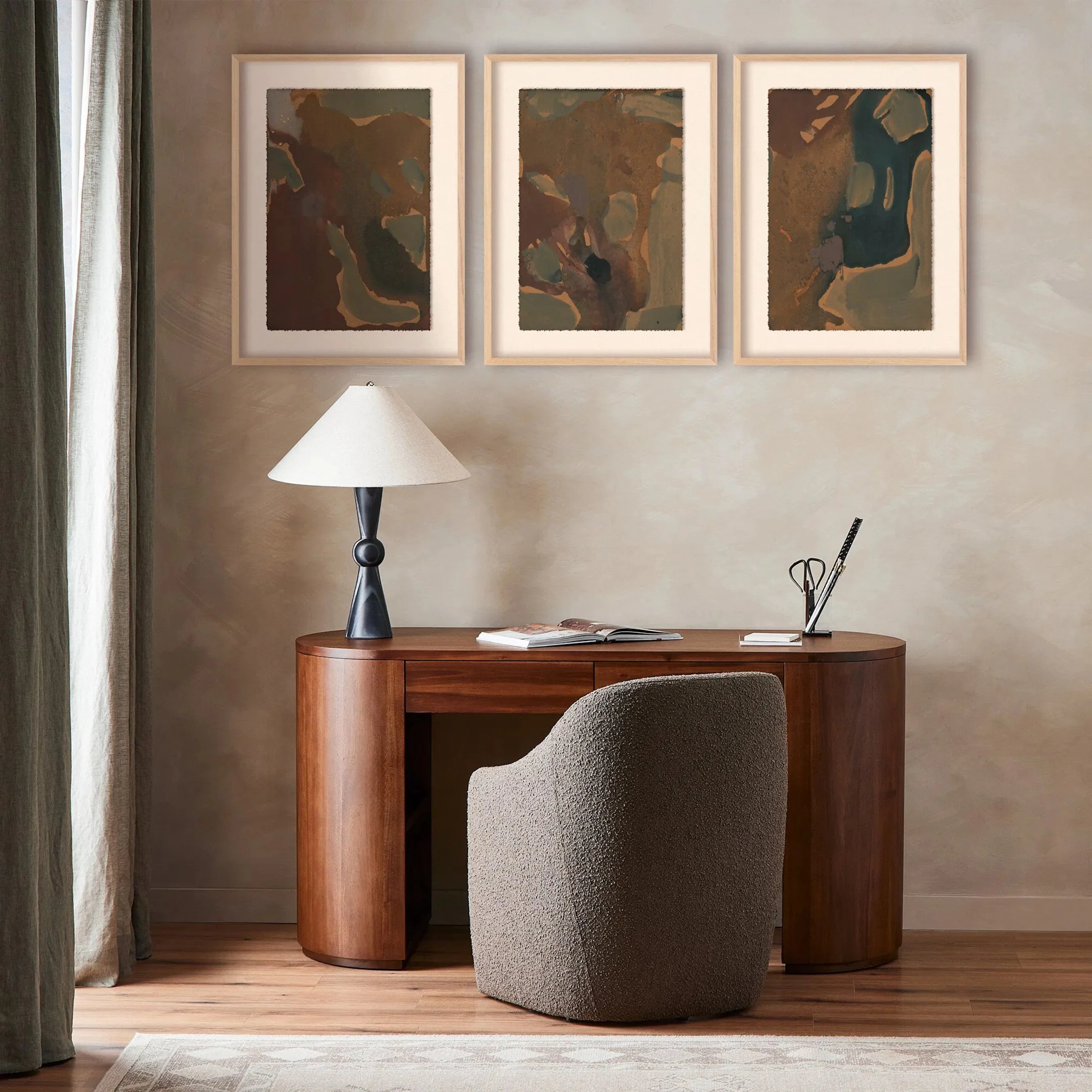 Worn Triptych by Brooke Noel Morgan - Image 3