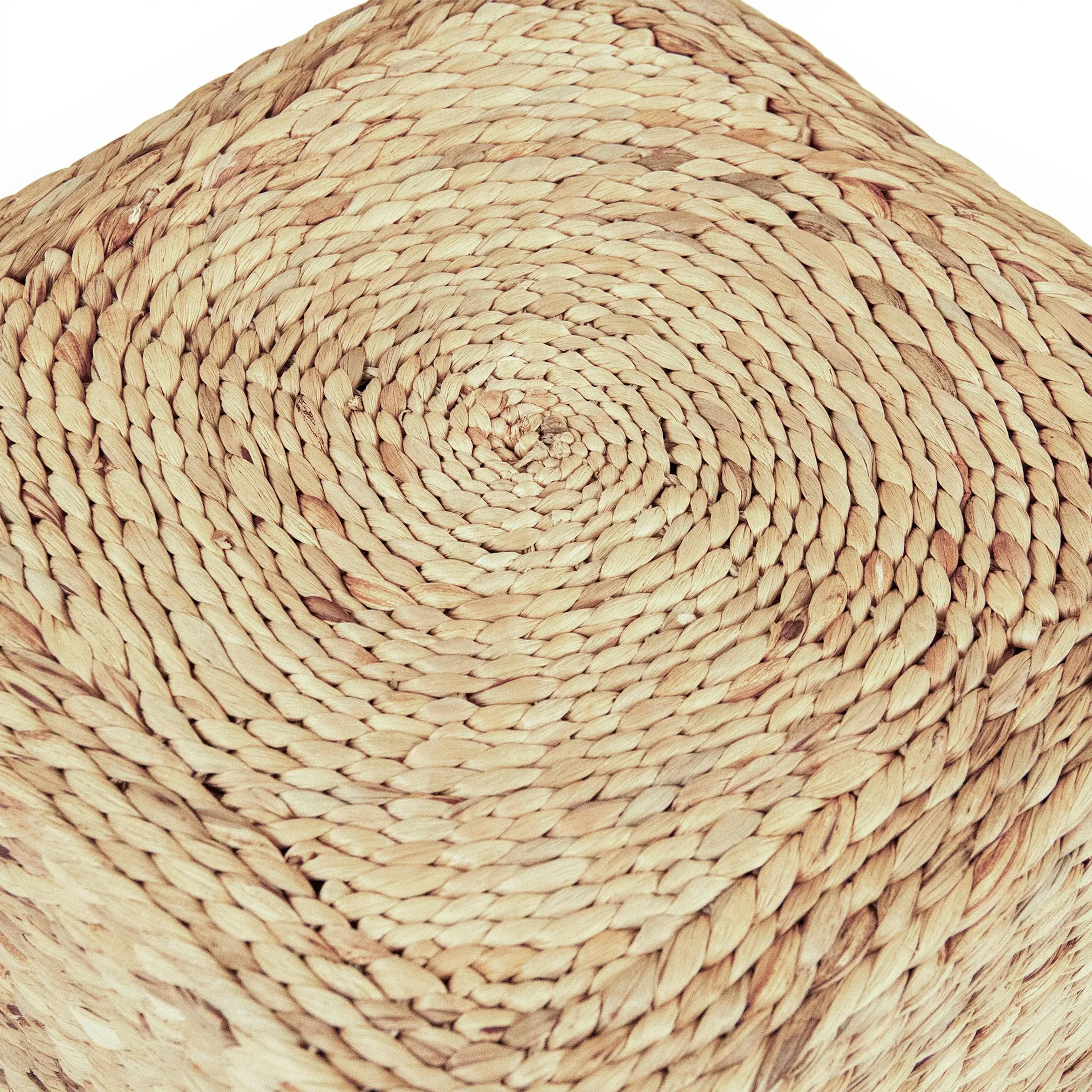 Woven Square Ottoman - Image 7