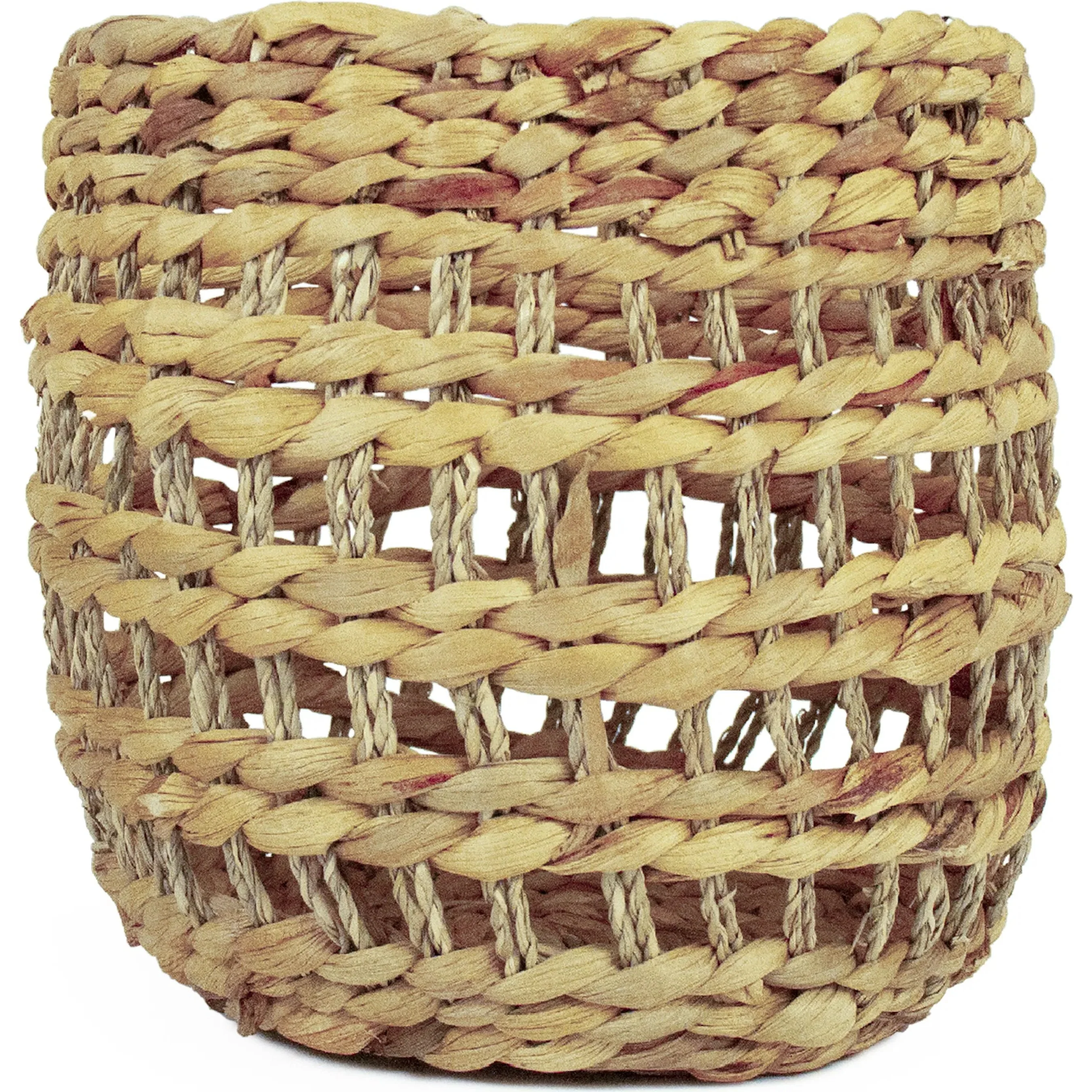 Woven Water Hyacinth Basket - Image 3